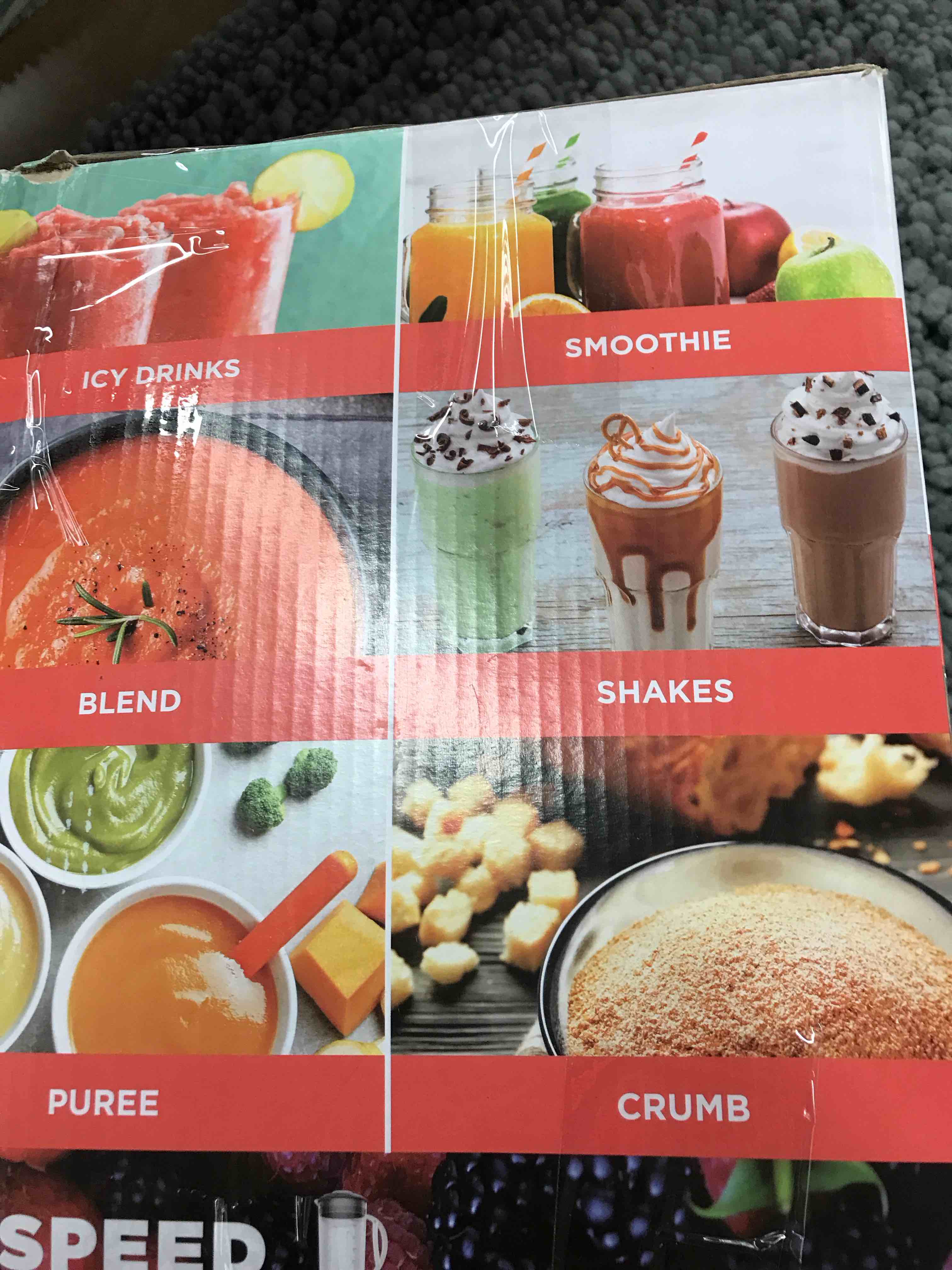 Condition photo showing As Is for Black + Decker 10 Speed Blender