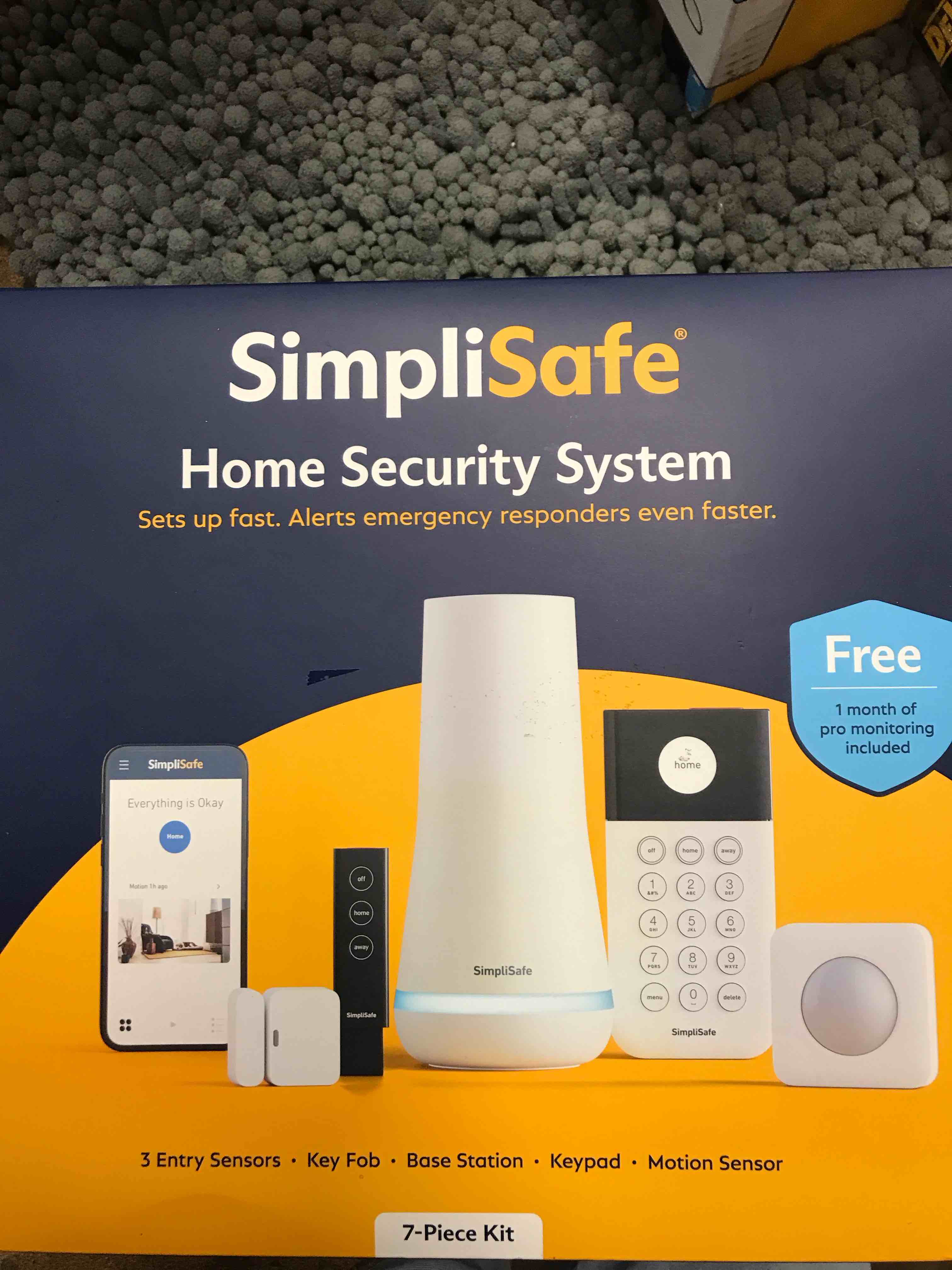 SimpliSafe Home Security System 7Piece Kit