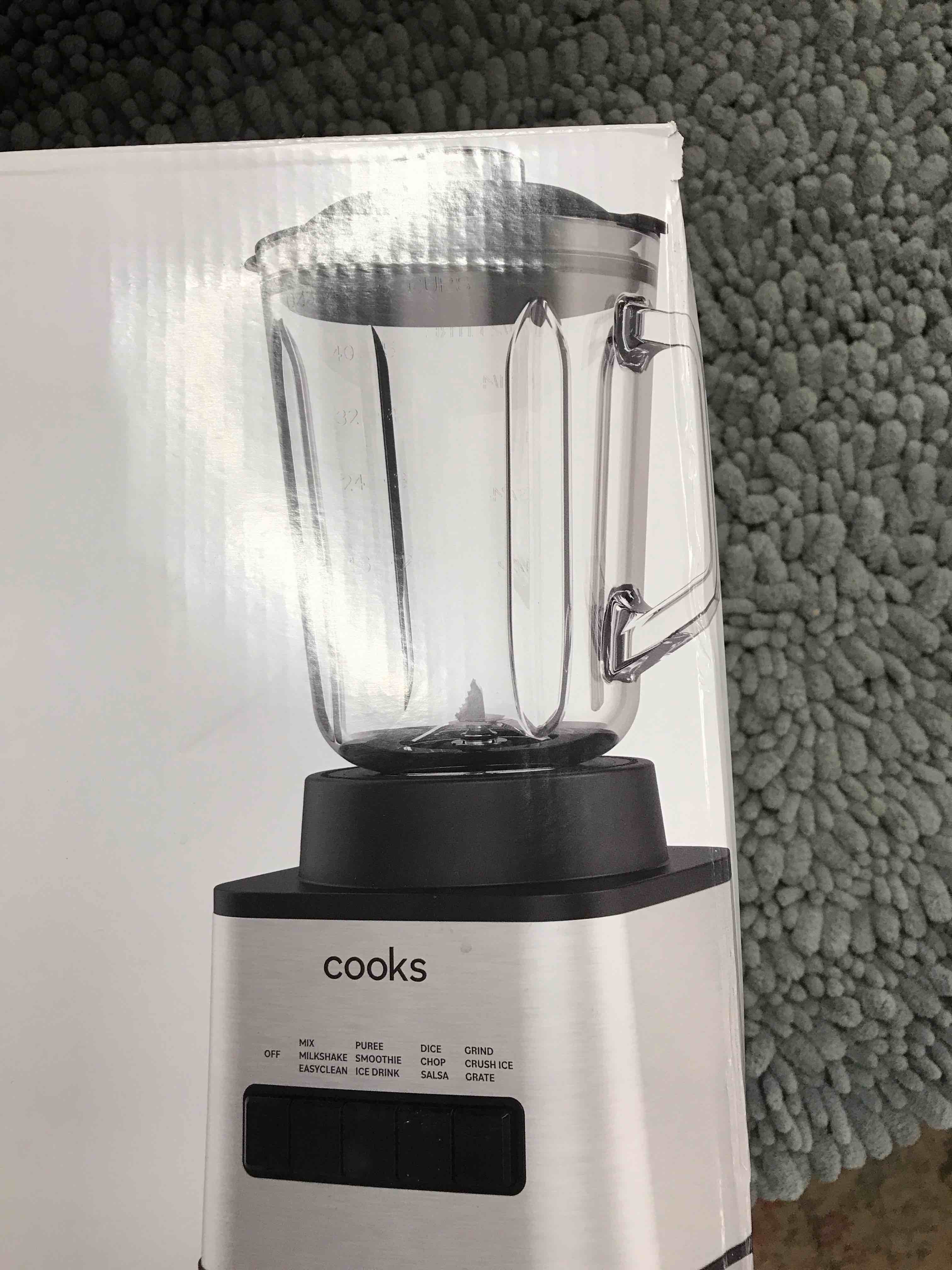 Condition photo showing As Is for cooks Variable Speed Blender 