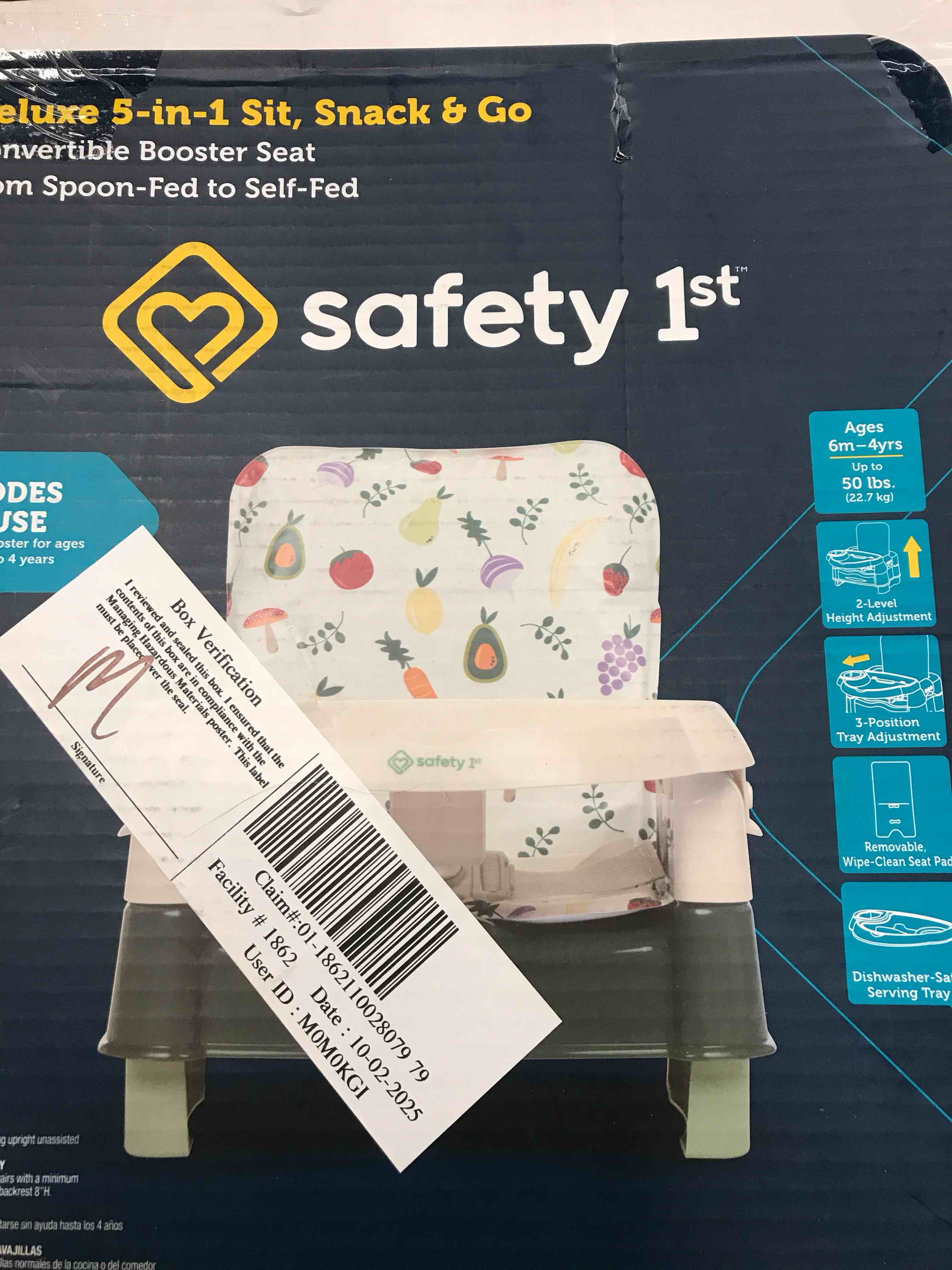 safety 1st 5 in 1 booster seat