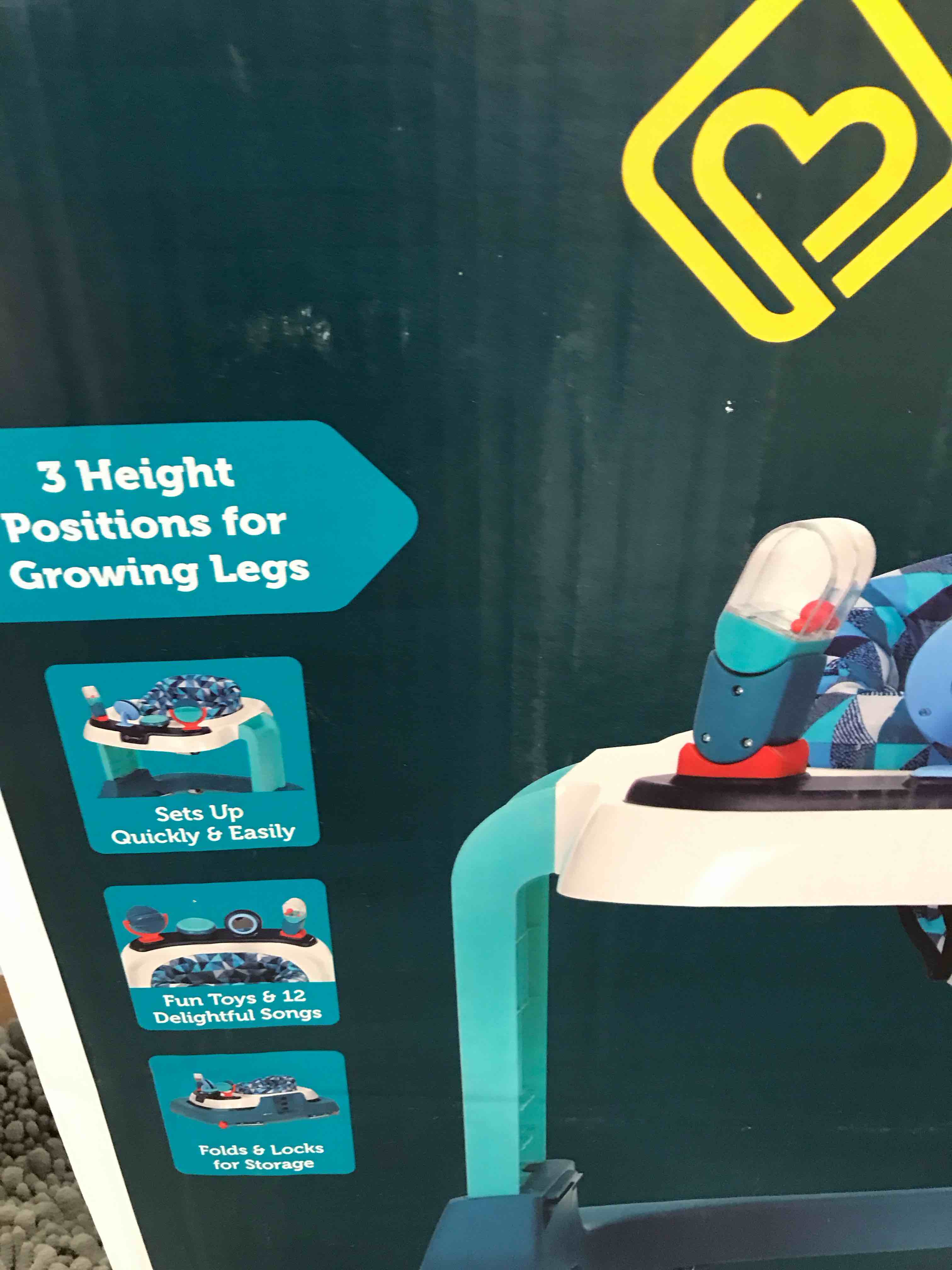 Condition photo showing As Is for safety 1st Ready Set Walk Walker