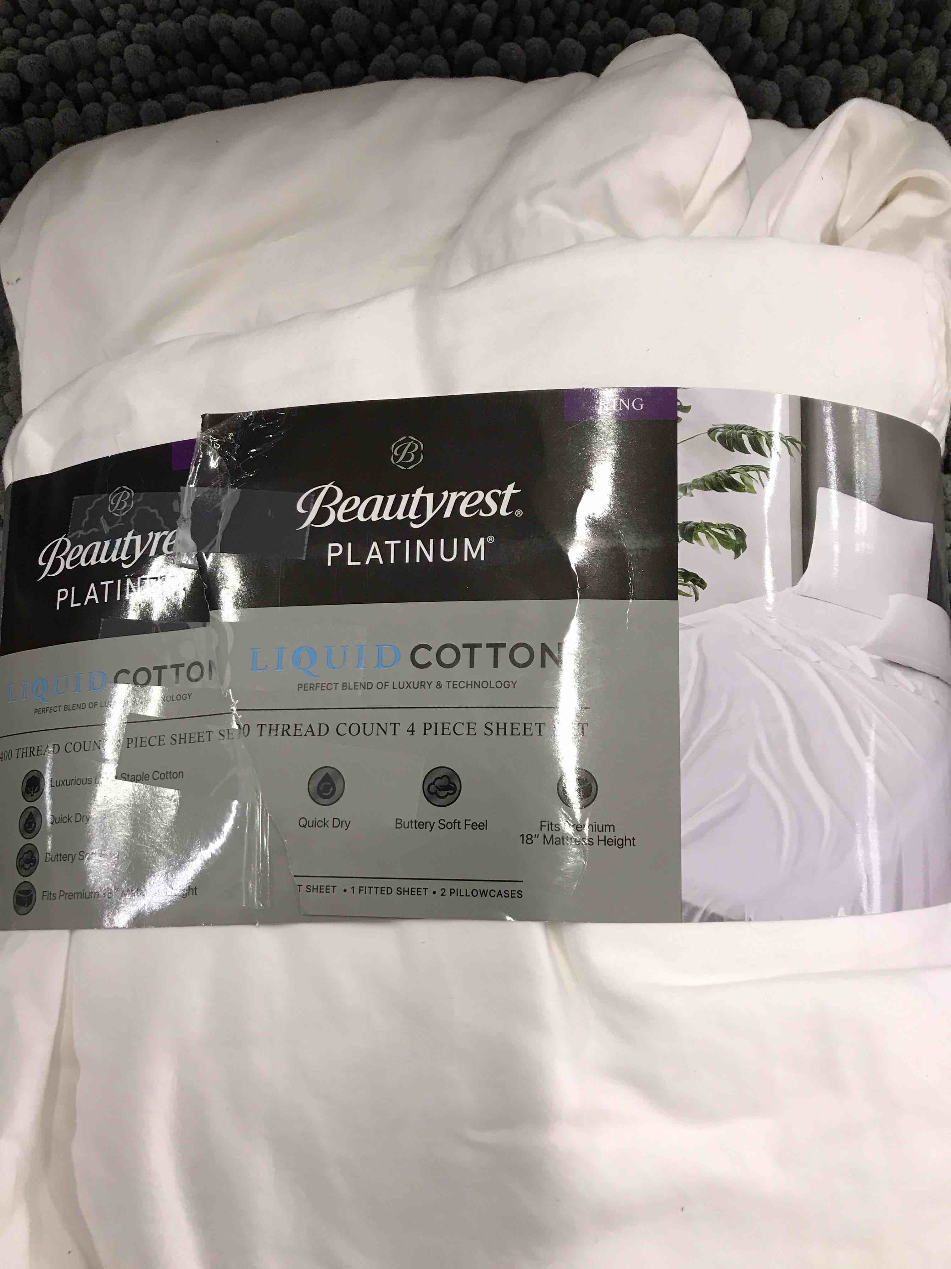 Condition photo showing As Is for King Sheet Set