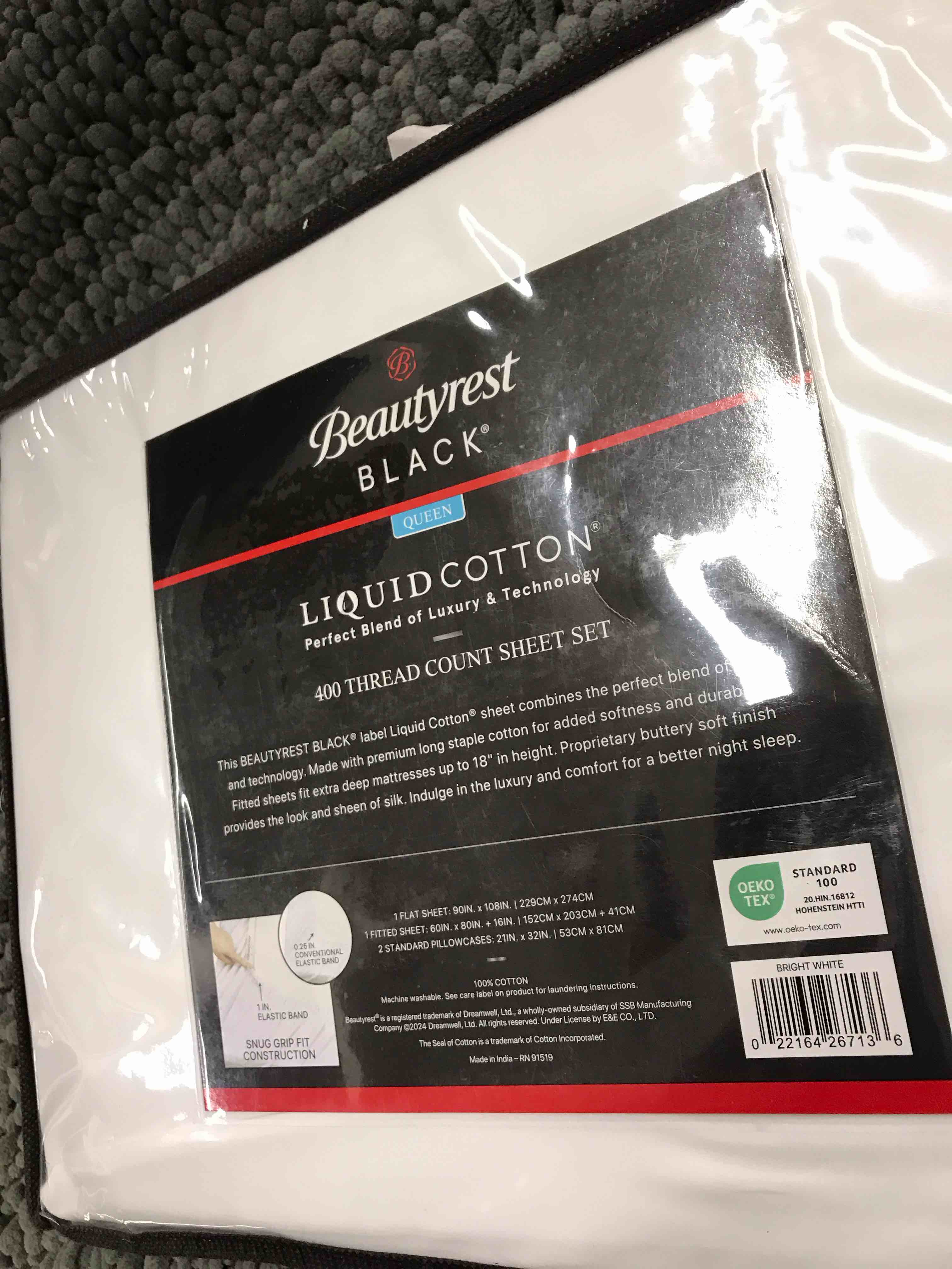 Condition photo showing New/Like New for Beautyrest Queen Sheet Set