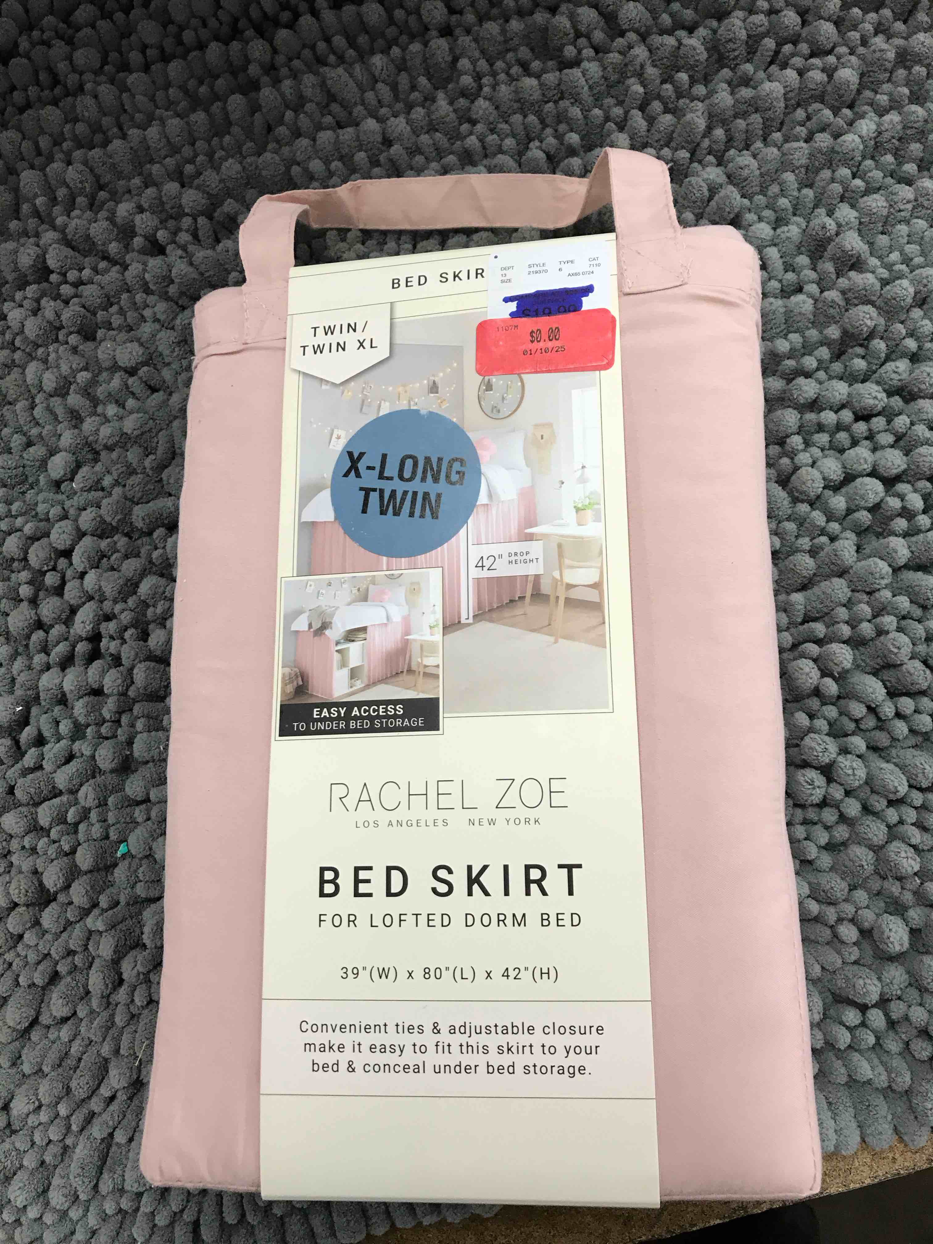 rachel zoe twin bed skirt