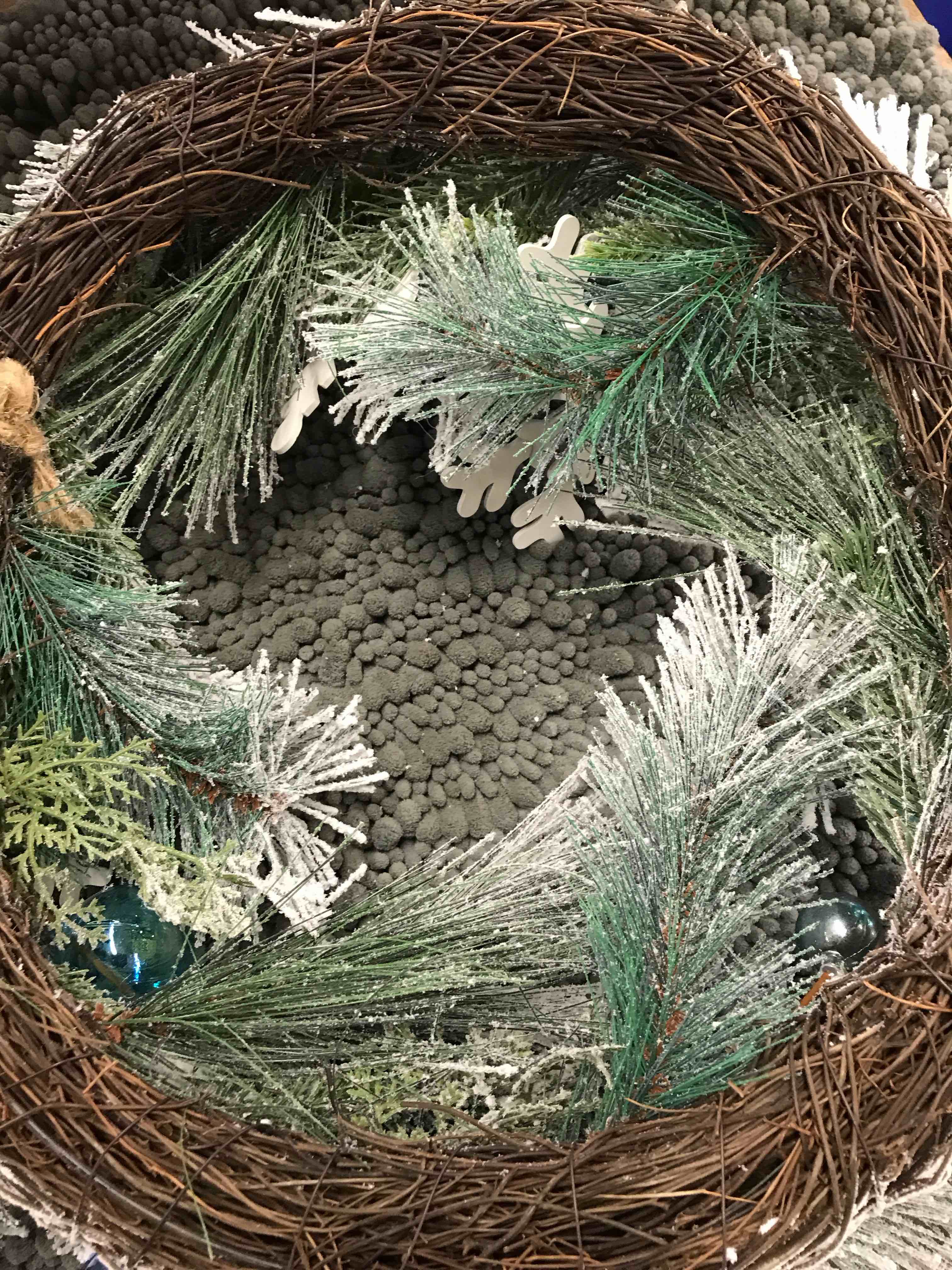 Condition photo showing As Is for Holiday Wreath