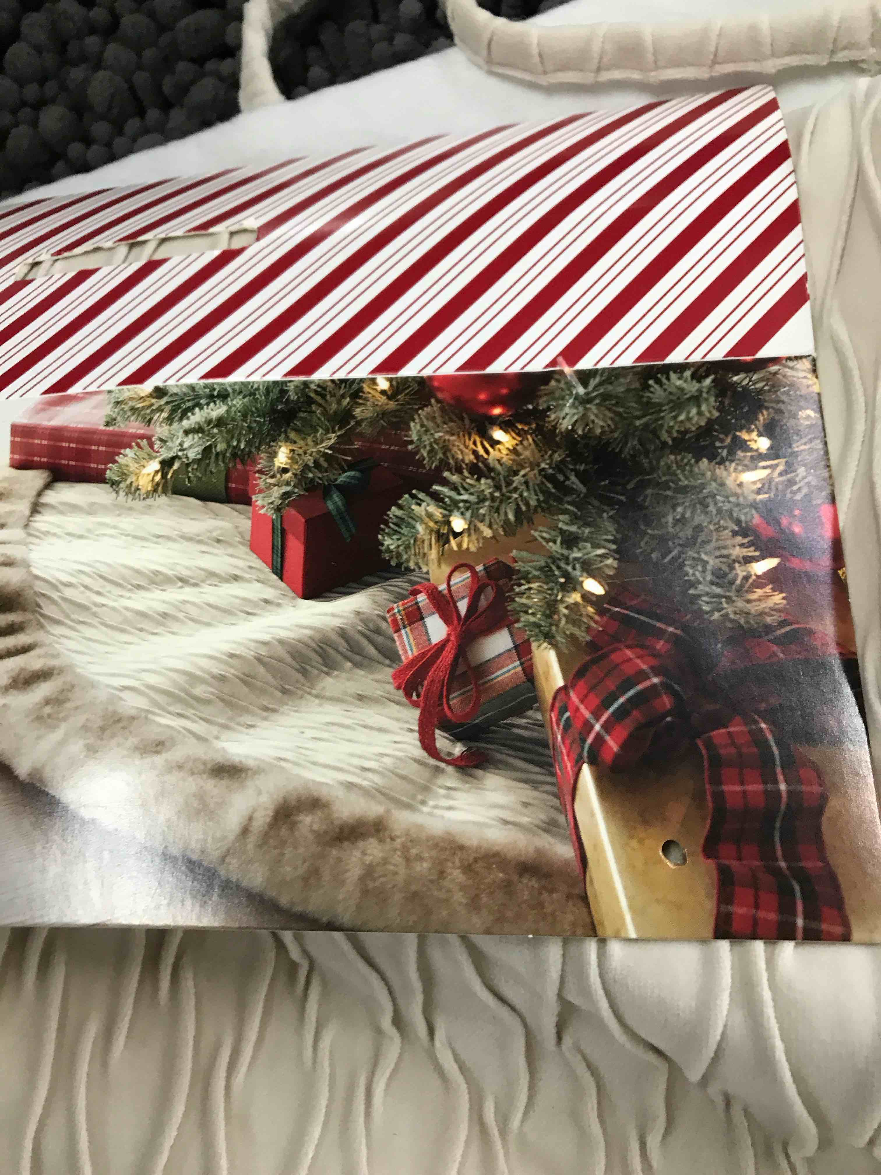 Condition photo showing As Is for Tree Skirt