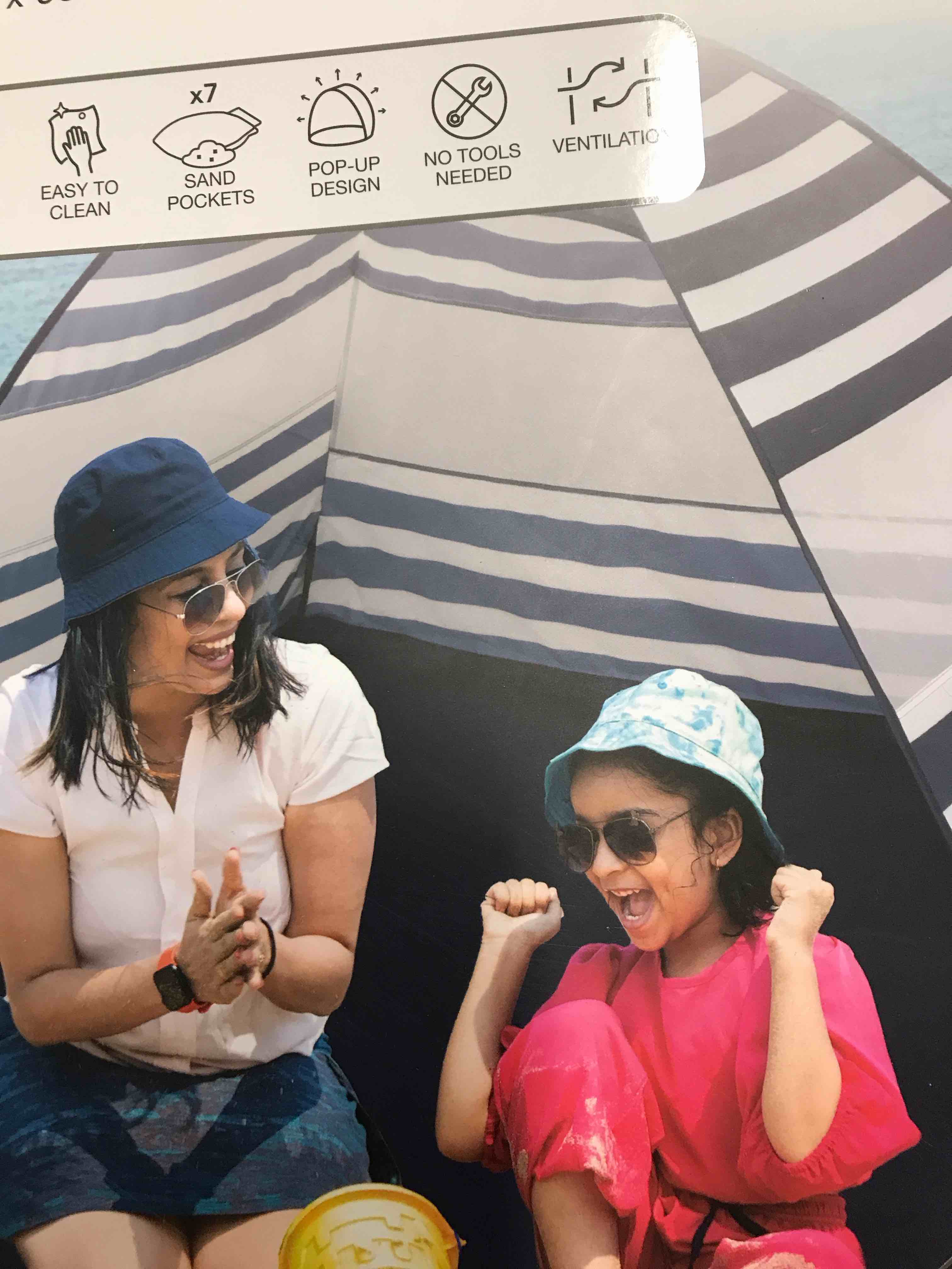 Condition photo showing New/Like New for Pop-Up Beach Tent