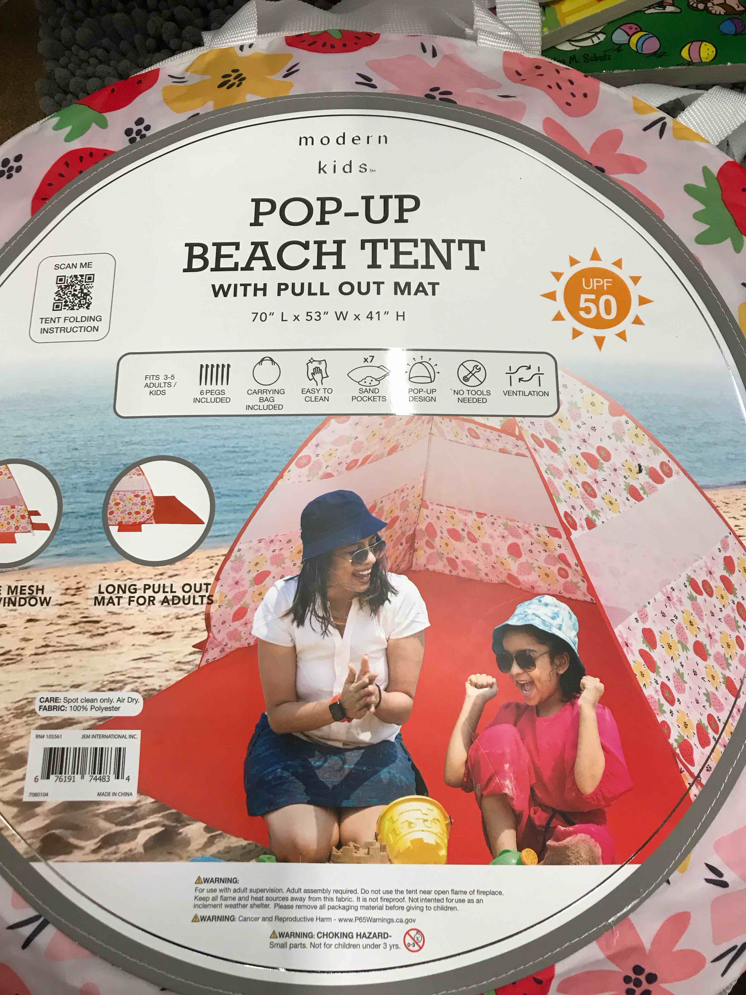 pop-up beach tent