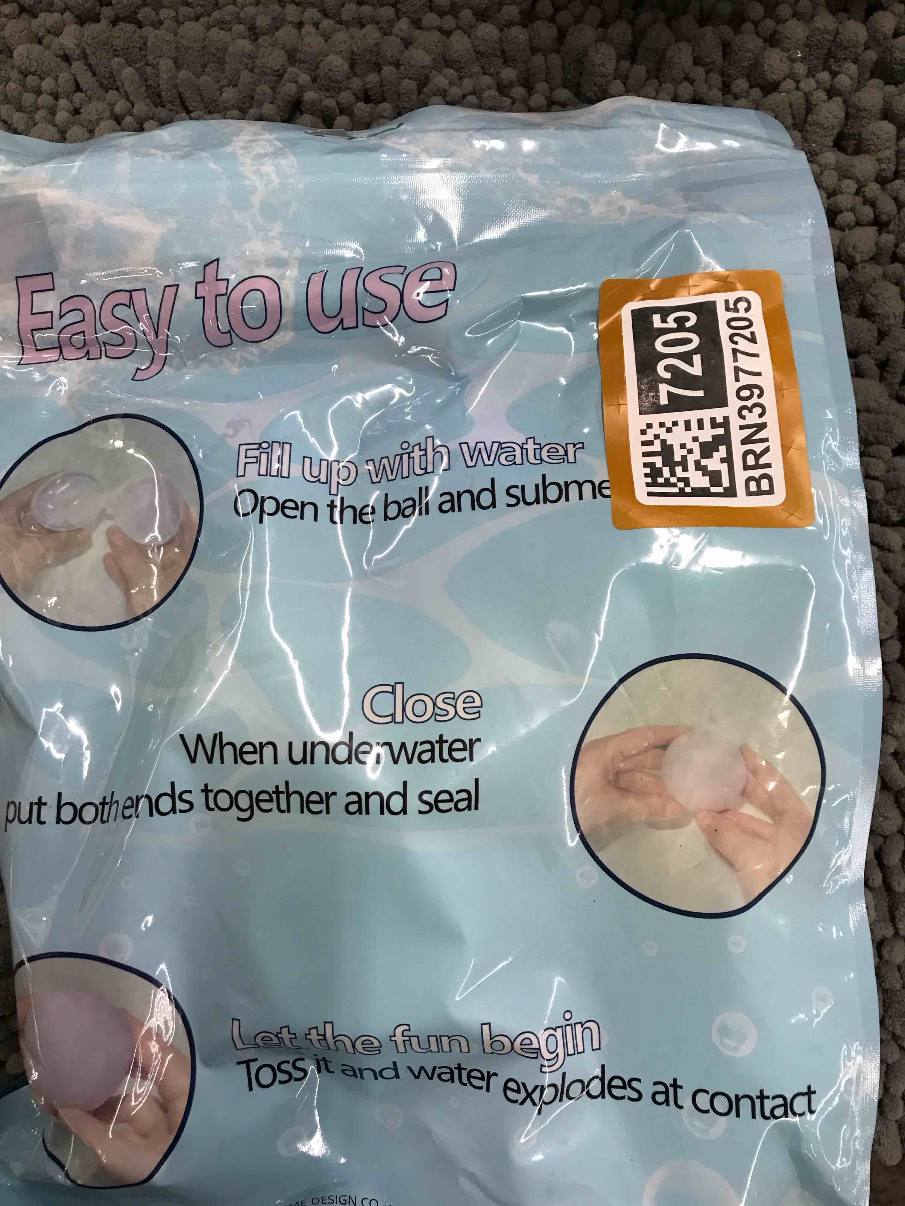 Condition photo showing As Is for Reusable Water Balloons 