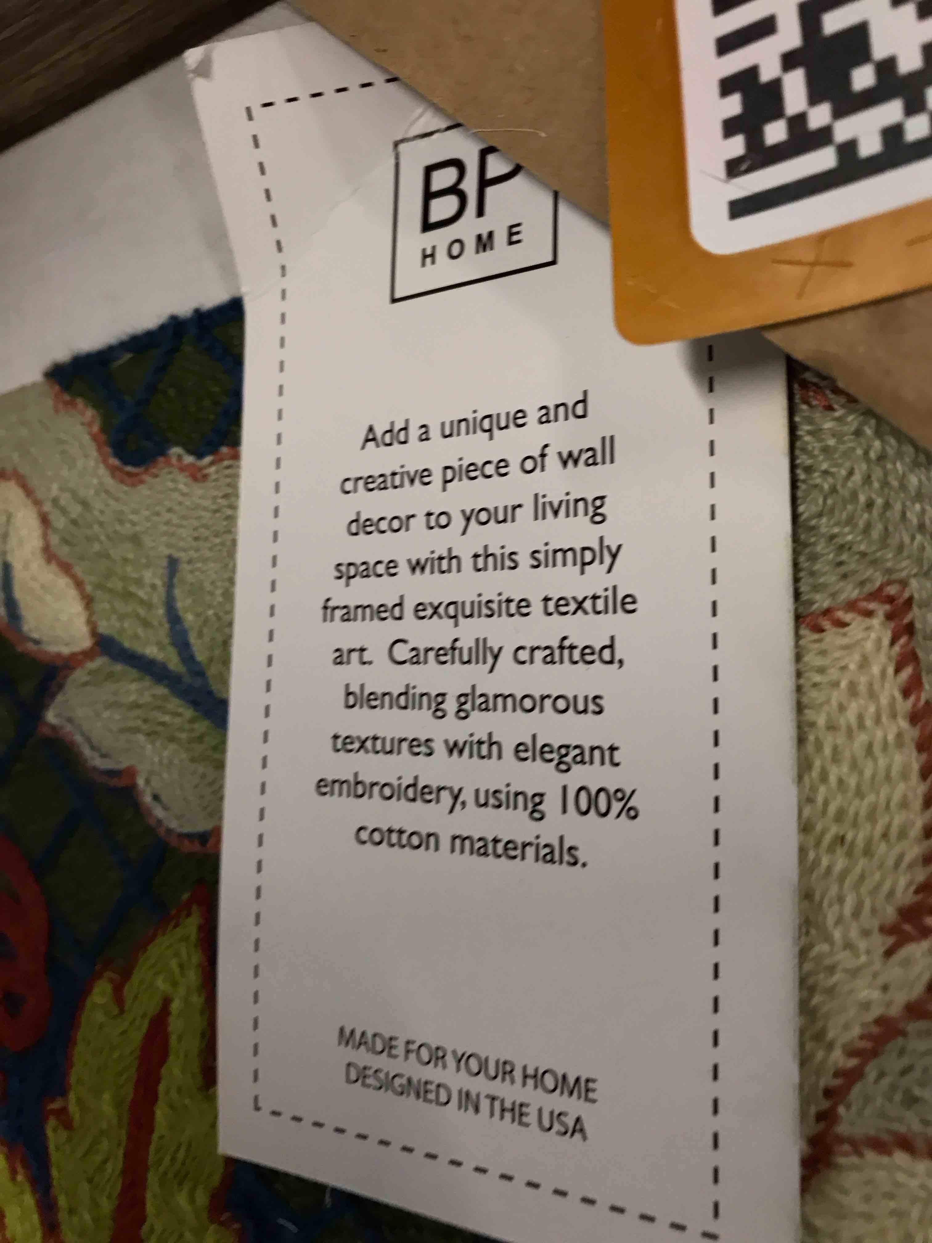 Condition photo showing As Is for Wall Art