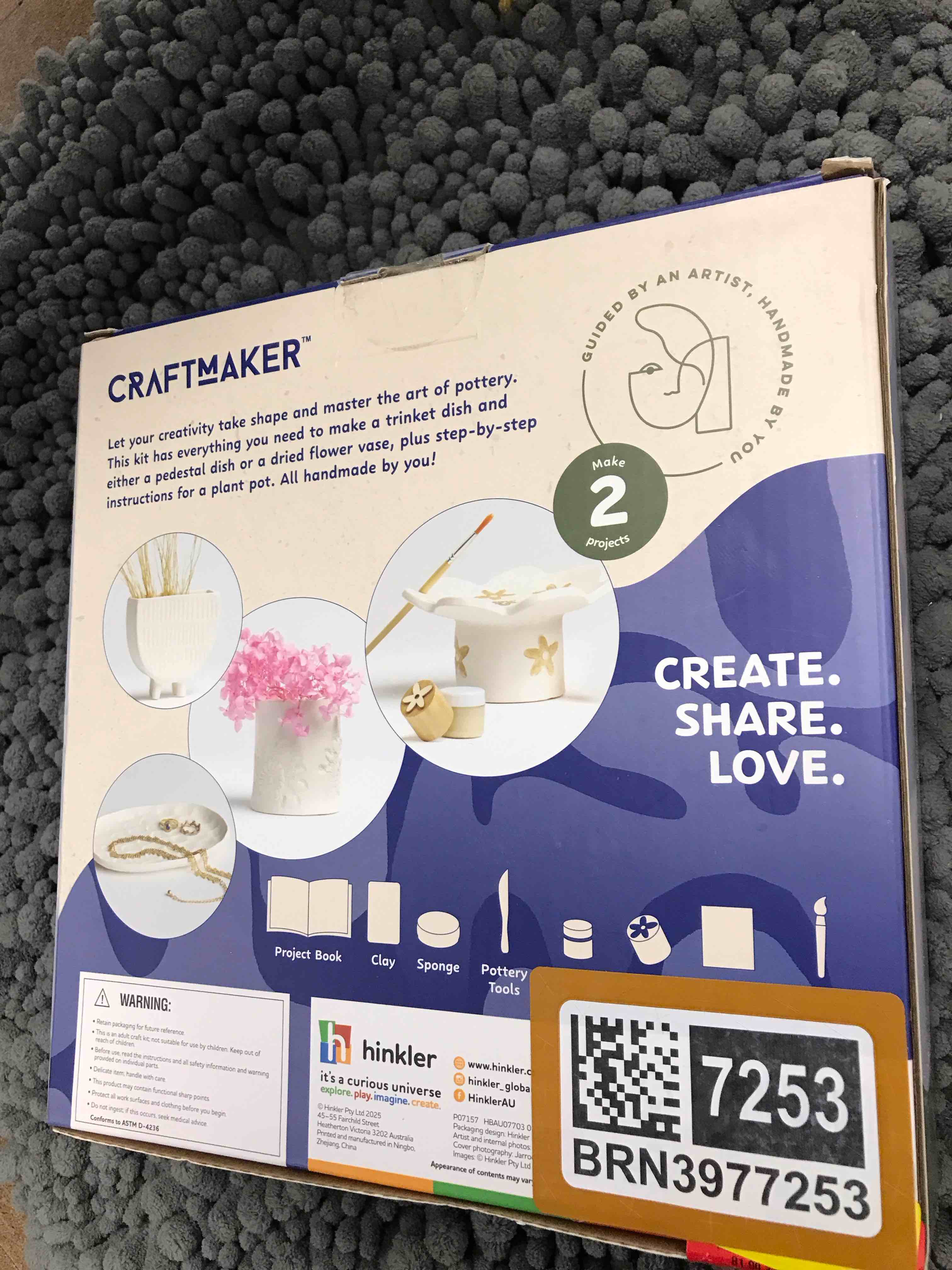 Condition photo showing As Is for Textured Pottery Kit