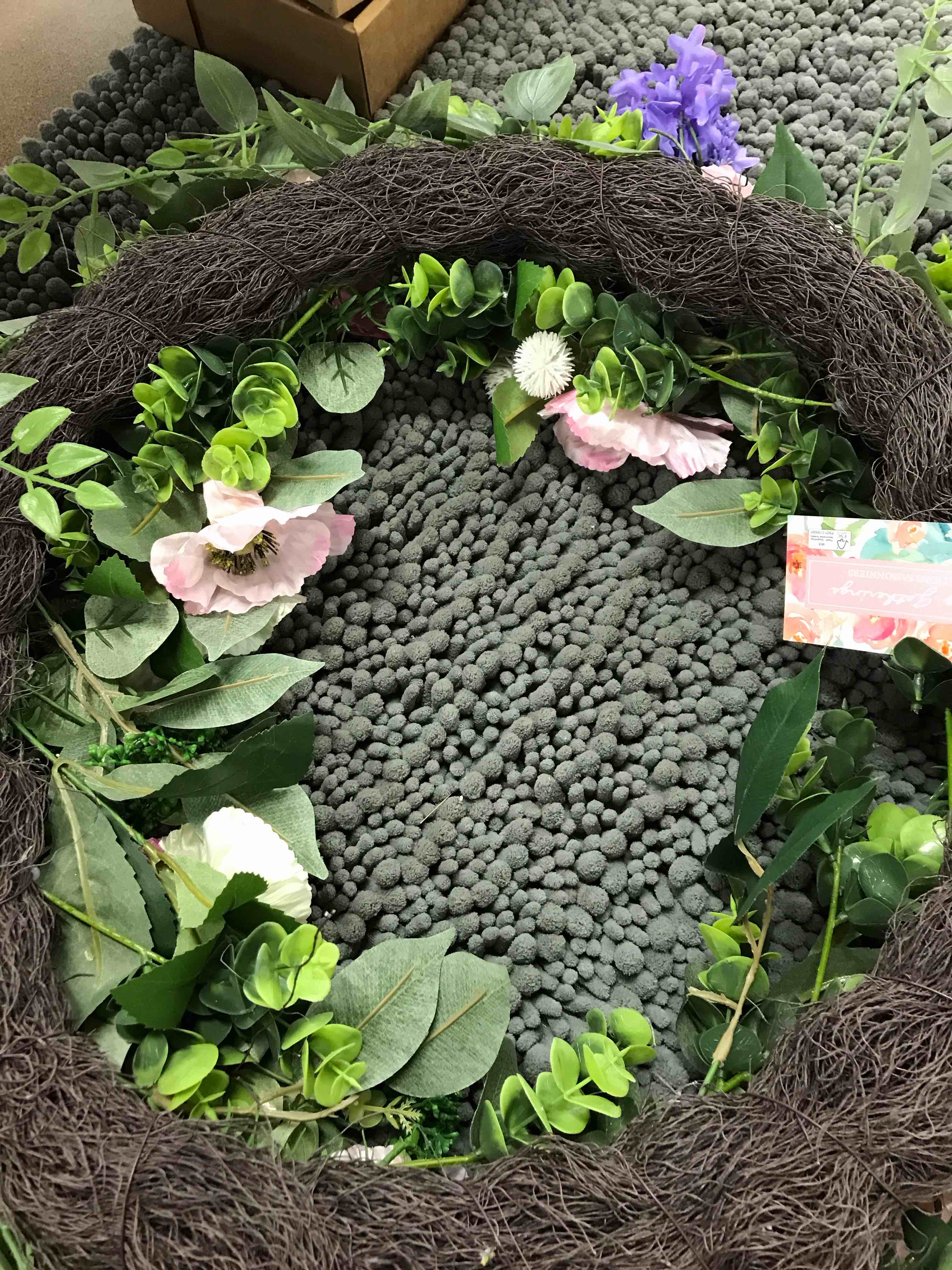 Condition photo showing As Is for Decorative Wreath