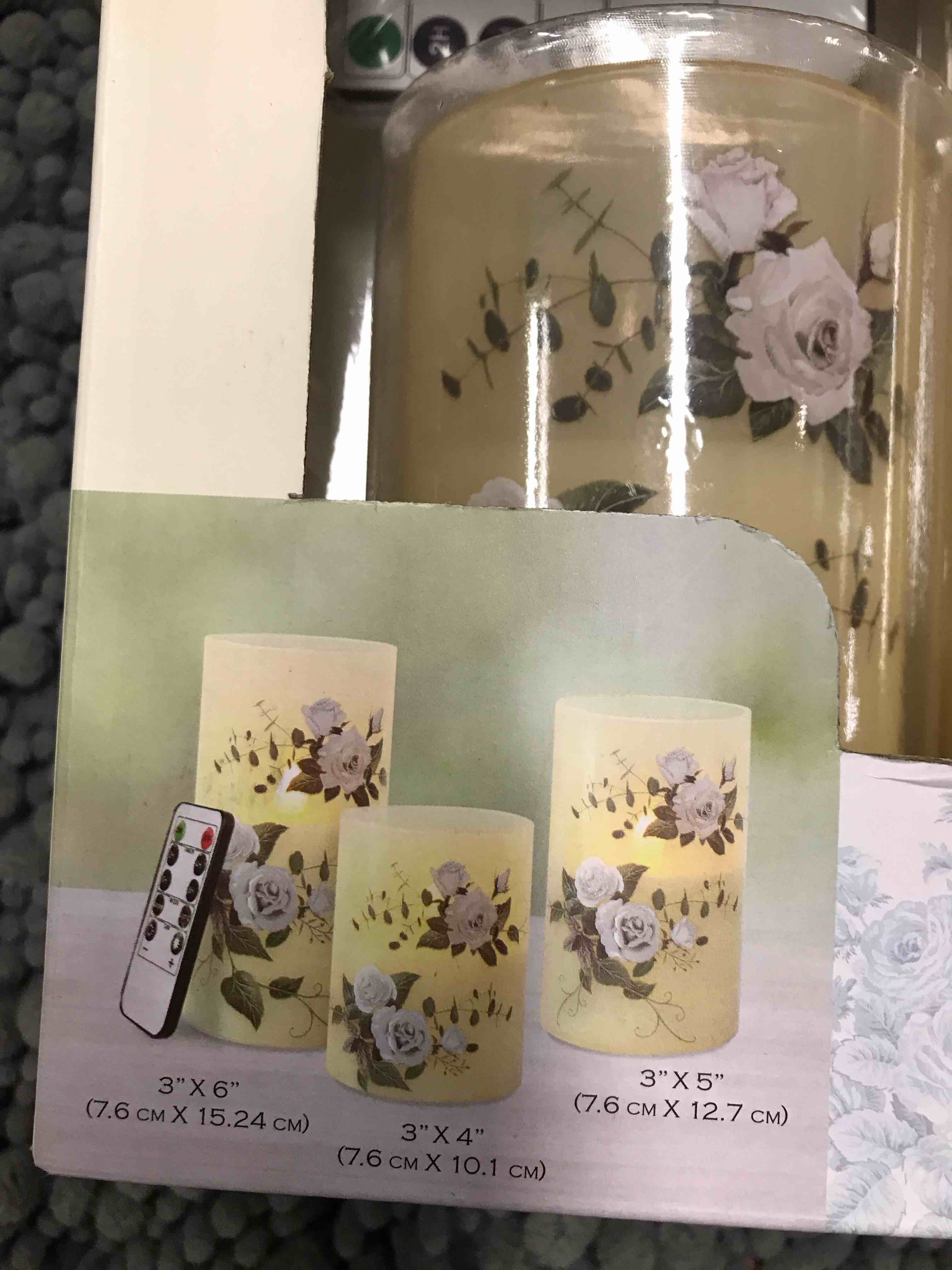 Condition photo showing As Is for Shabby Chic Flameless LED Candles 