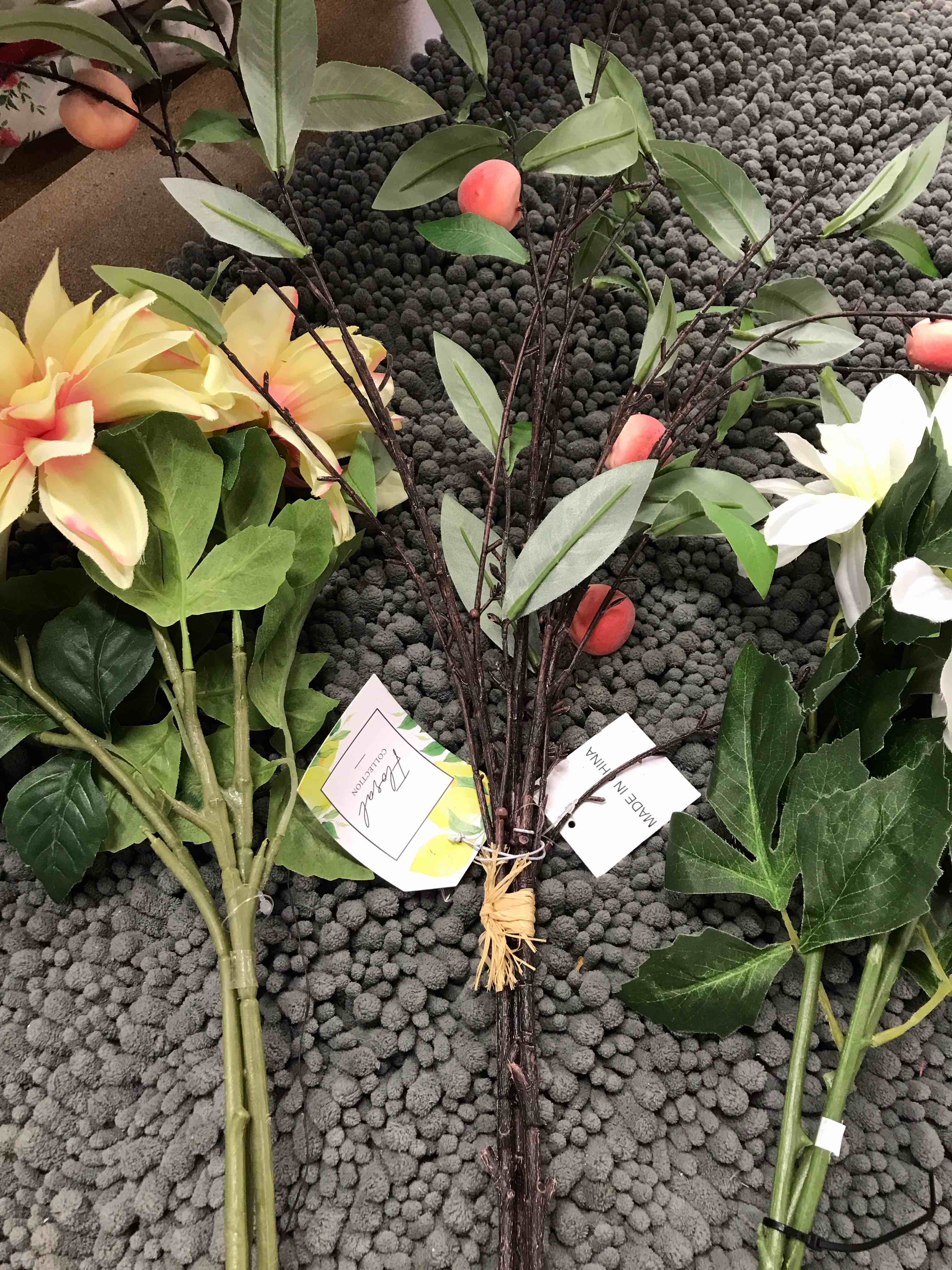 Set of 3 Artificial Flowers 