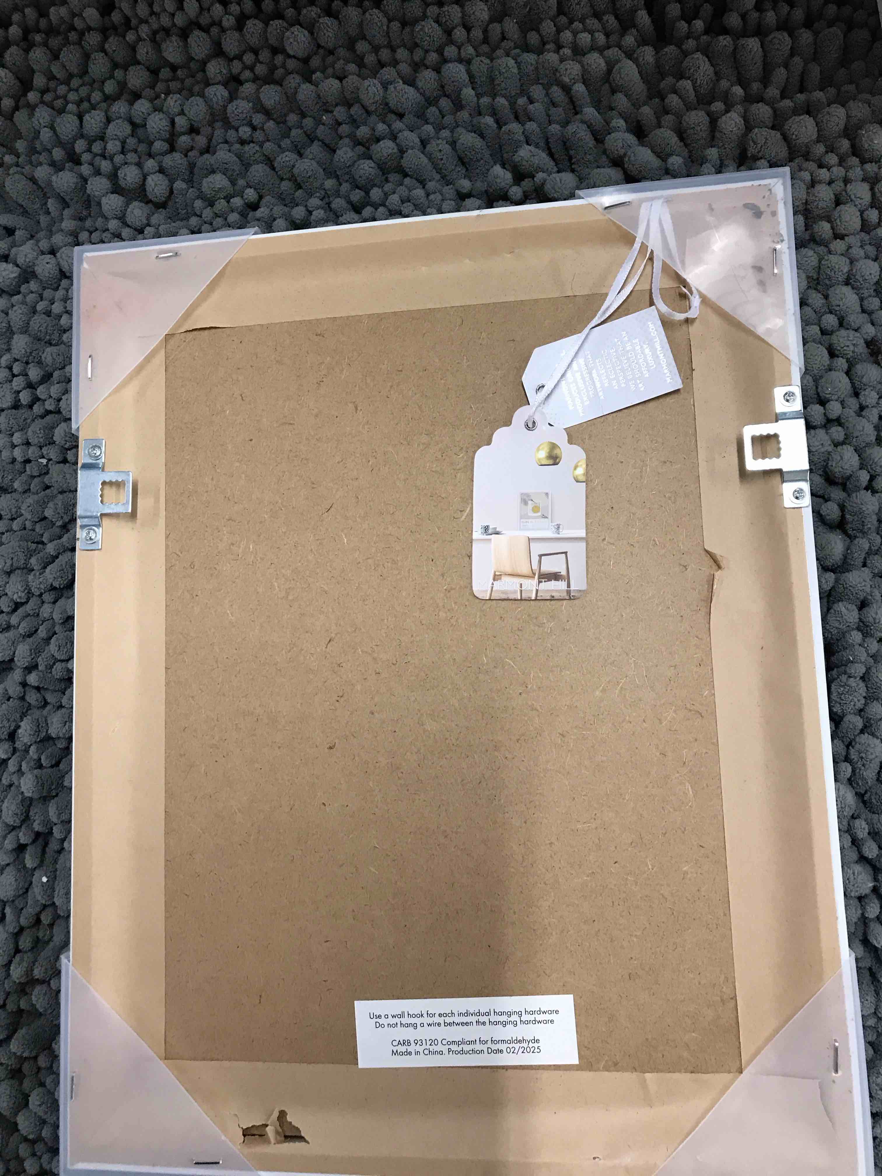 Condition photo showing As Is for Wall Art