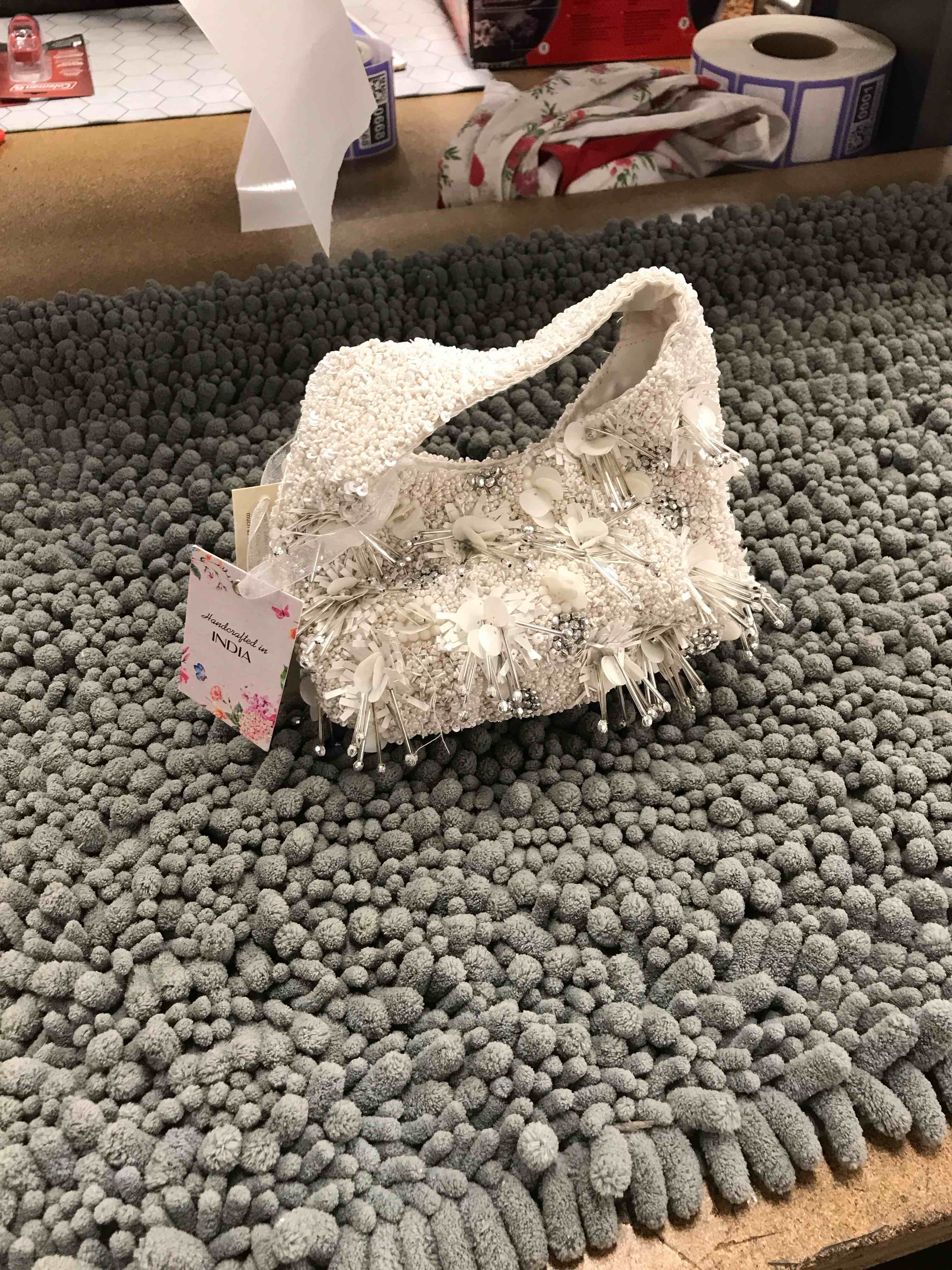 handcrafted in india purse