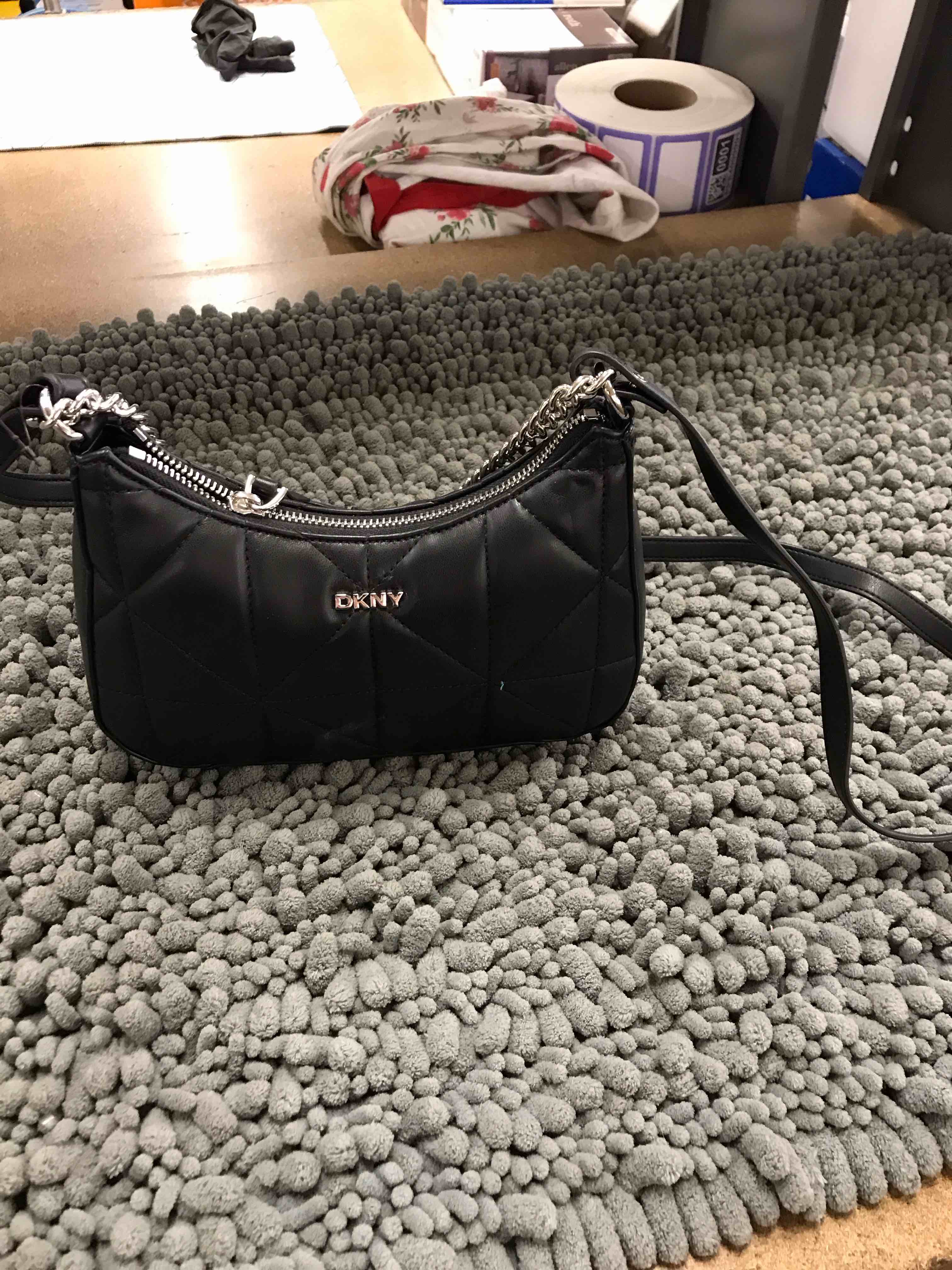 dkny black purse