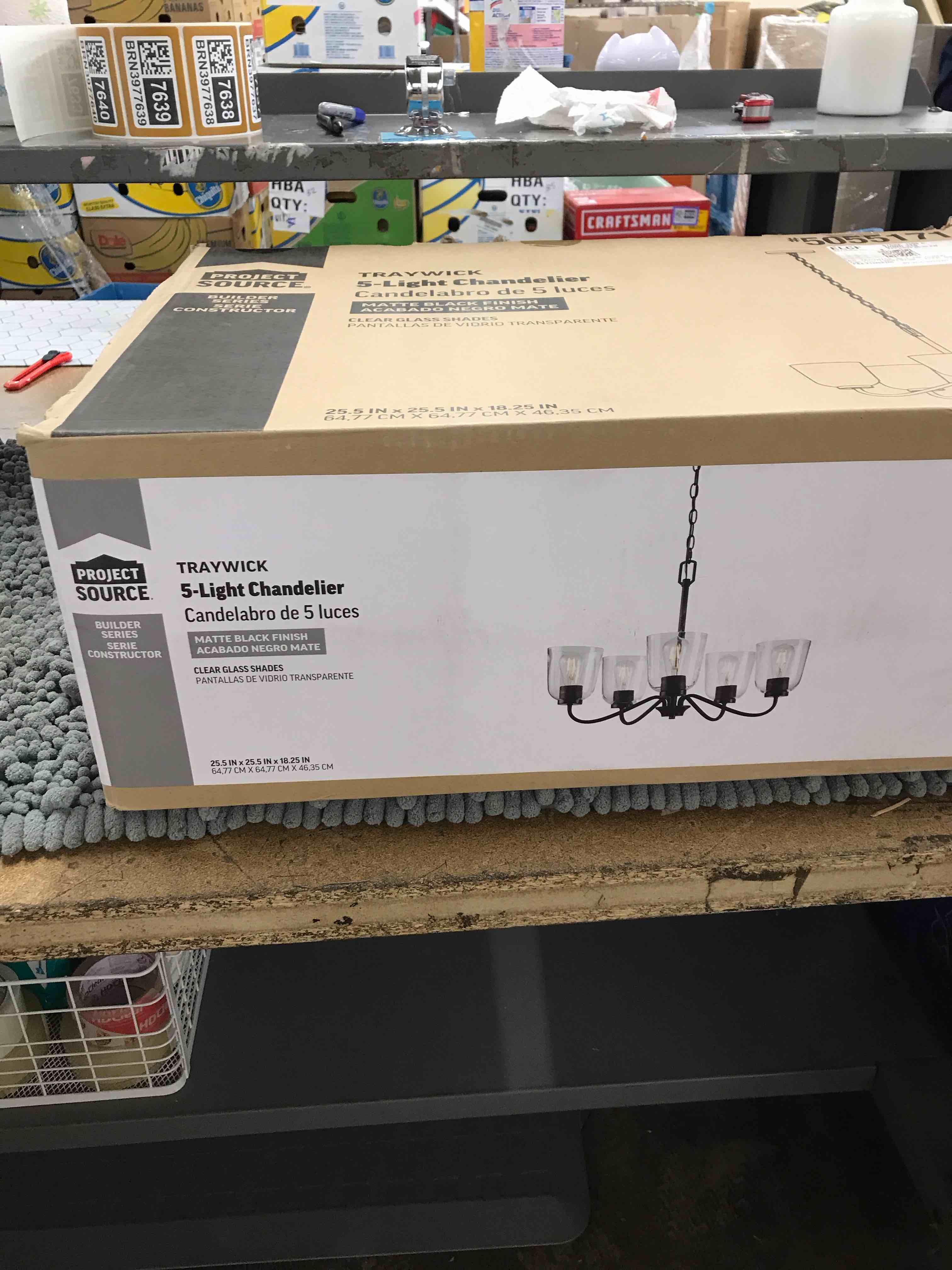 traywick 5-light chandelier