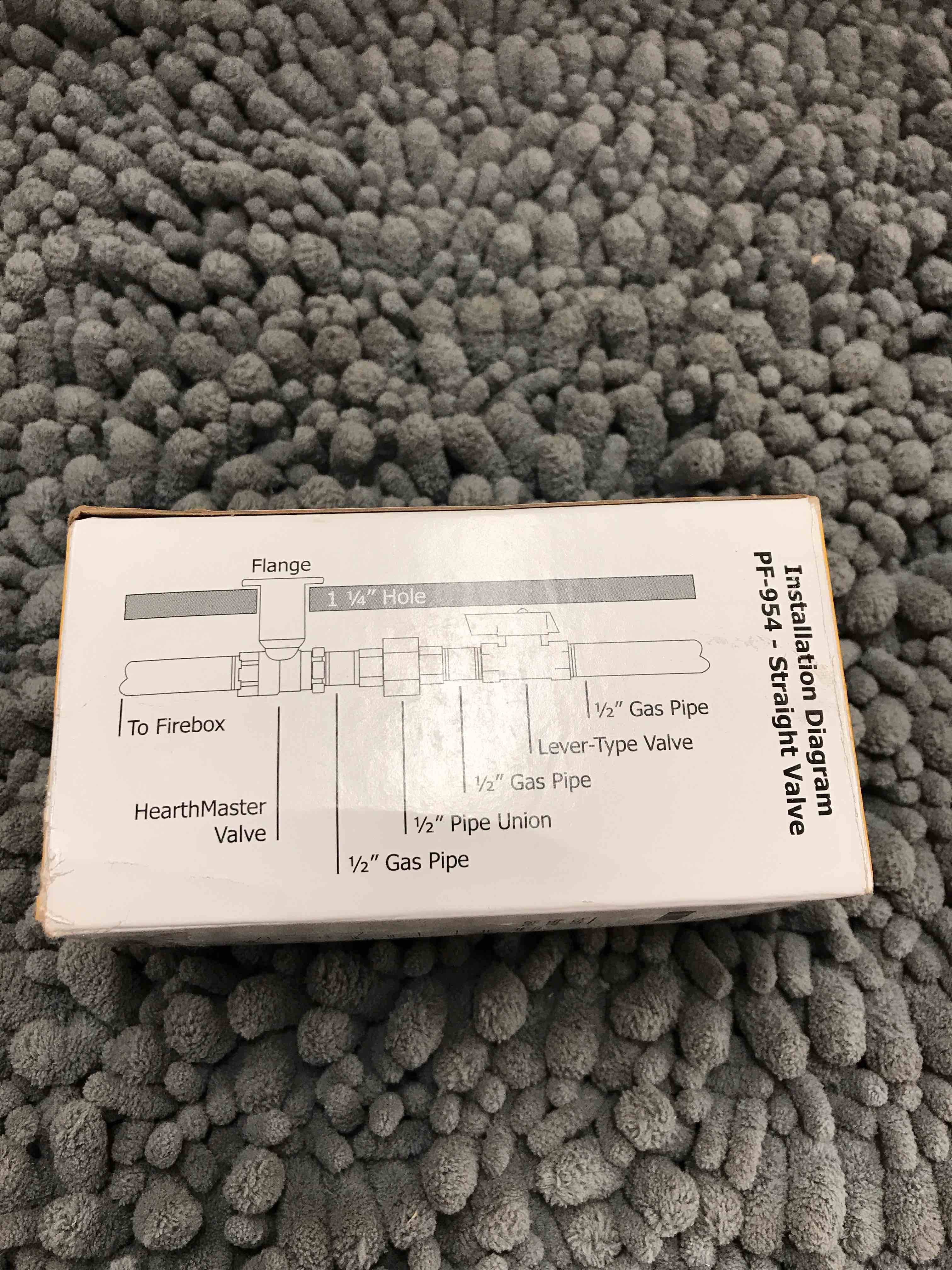 Condition photo showing As Is for fireplace key operated gas valve kit