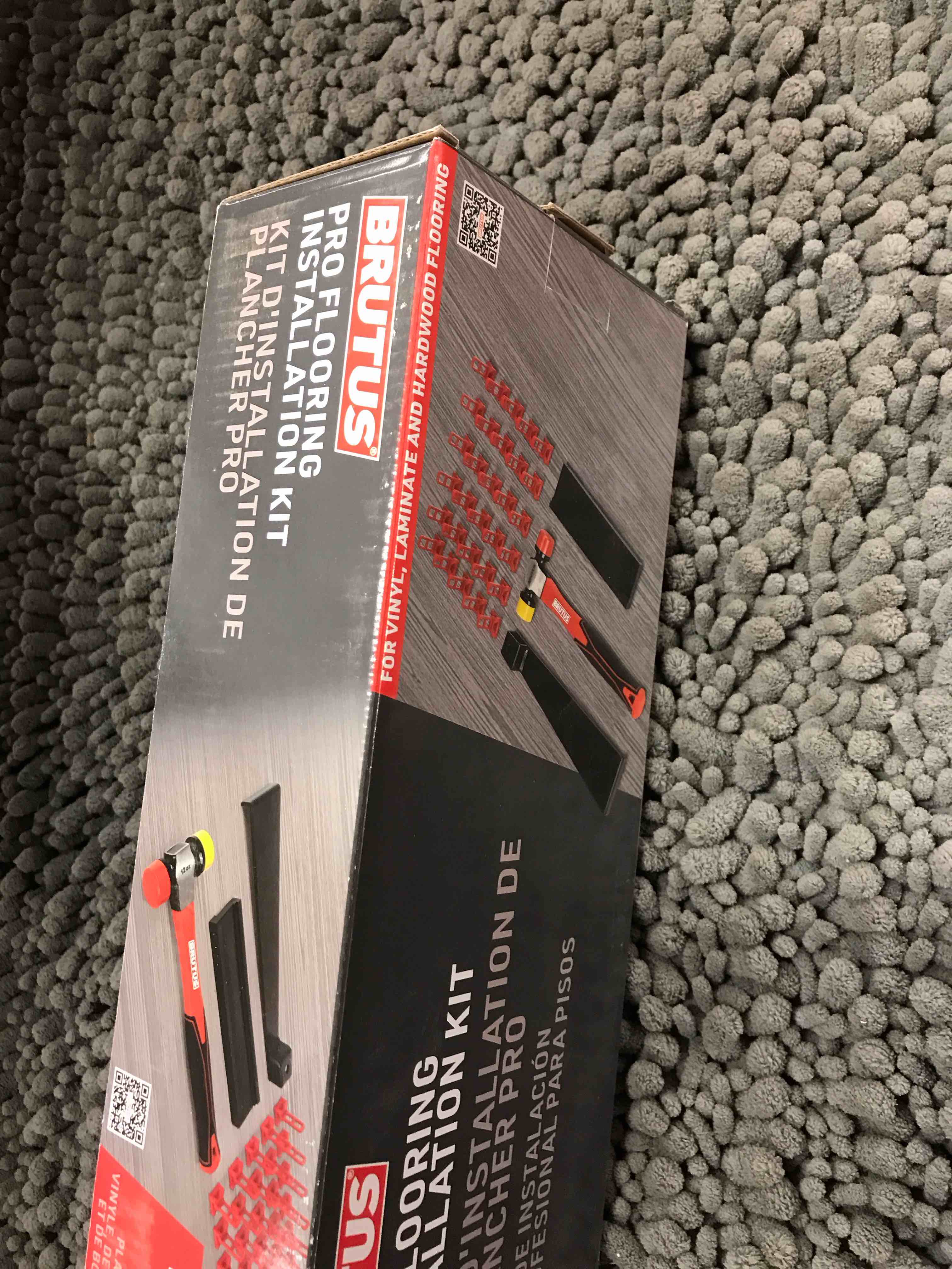 Condition photo showing As Is for pro flooring installation kit