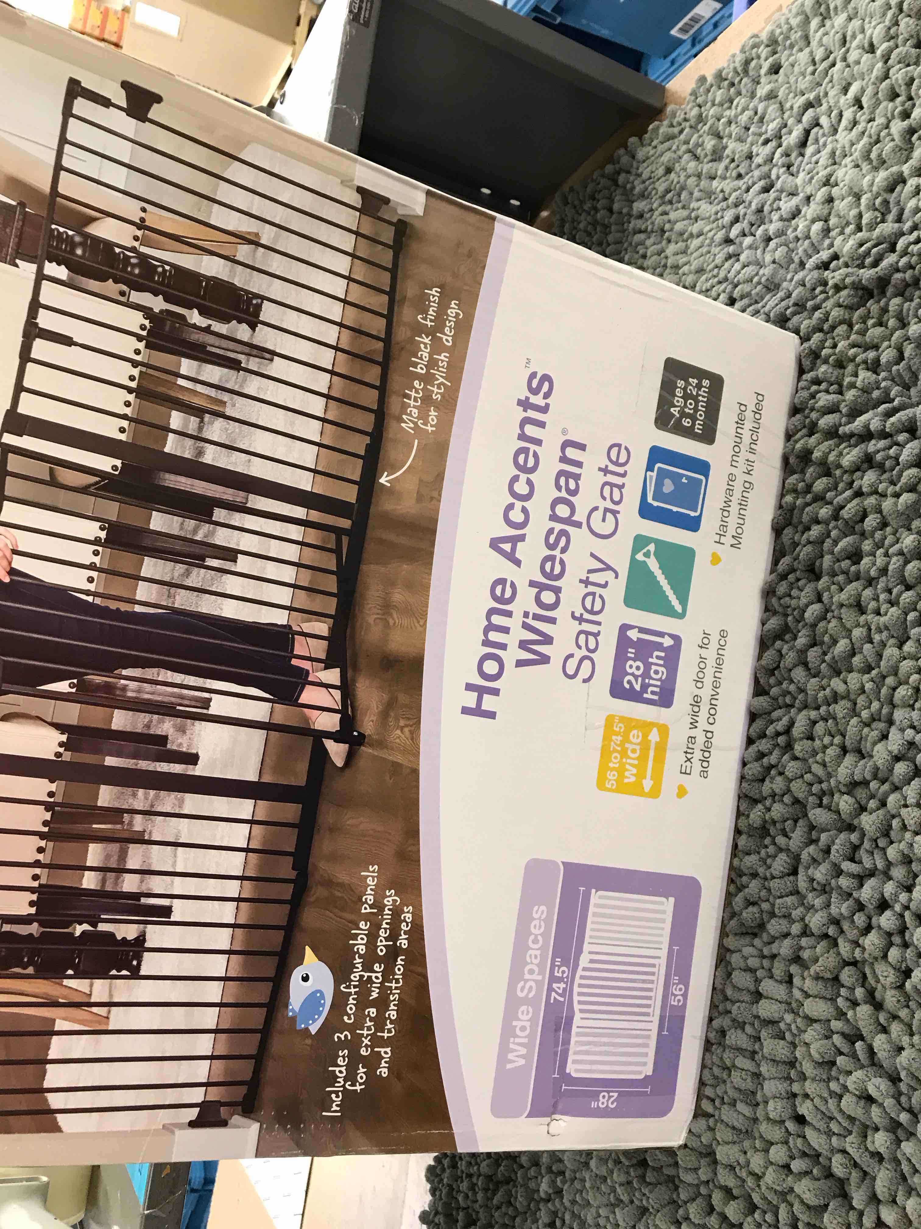 Condition photo showing As Is for regale baby gate