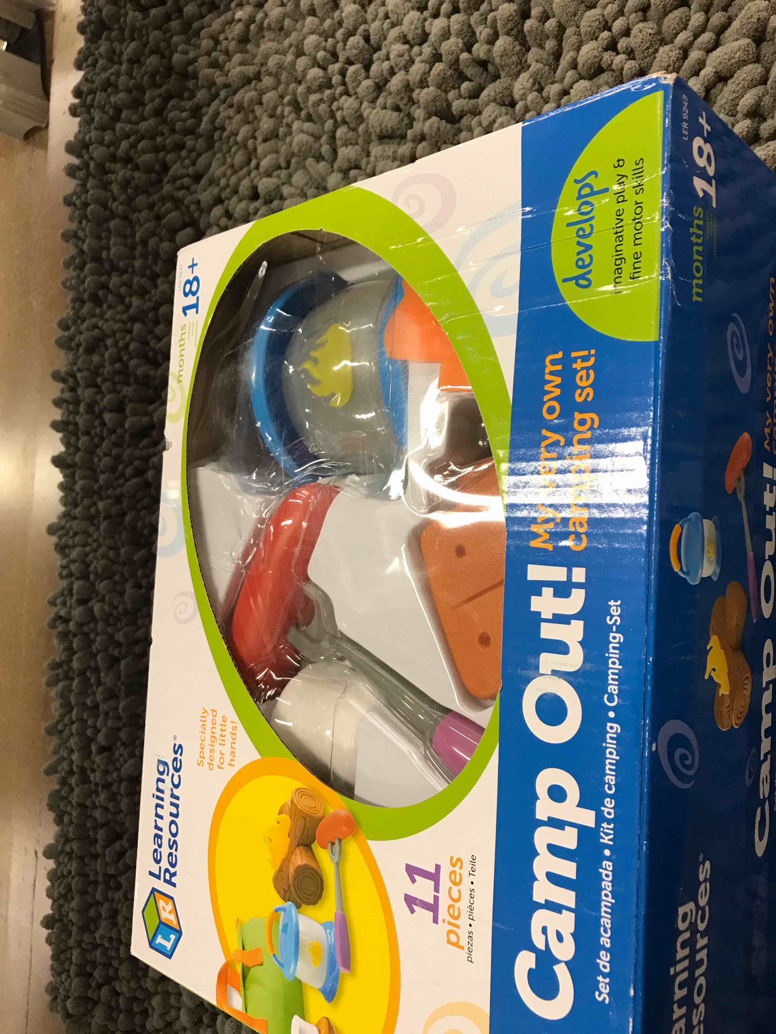 Condition photo showing As Is for learning resources camp out set