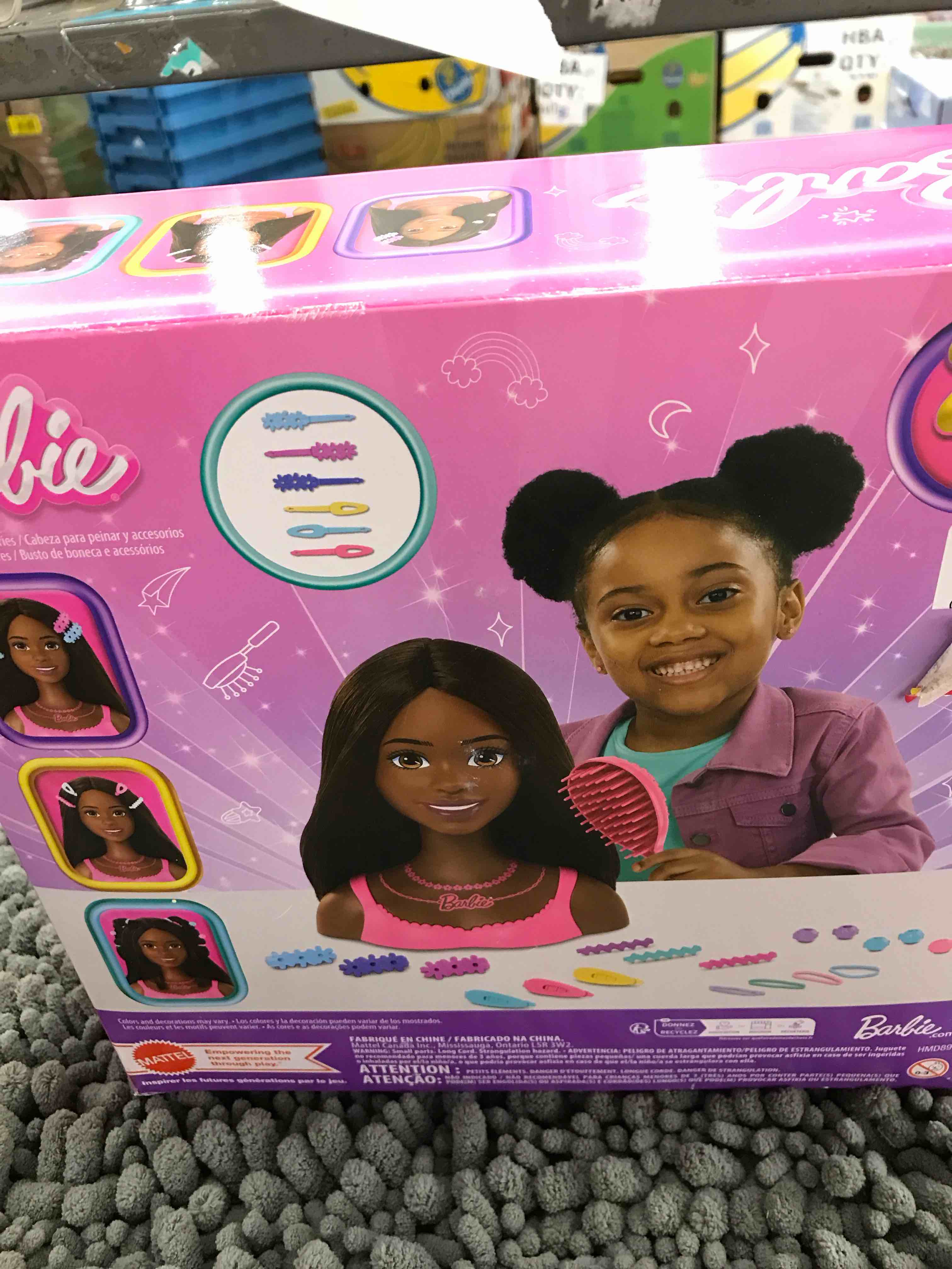 Condition photo showing As Is for Barbie hair manican
