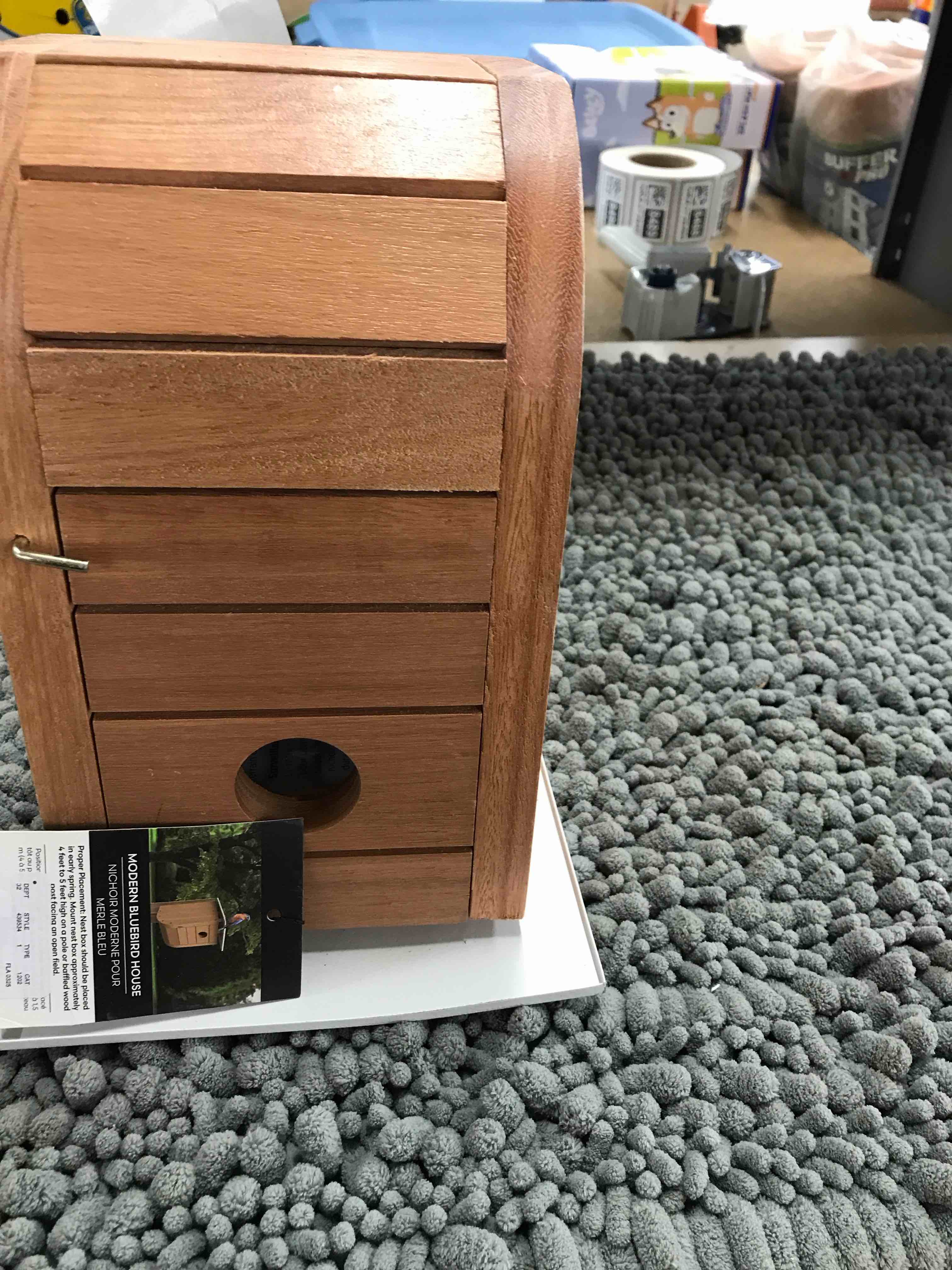 Condition photo showing As Is for modern bluebird house