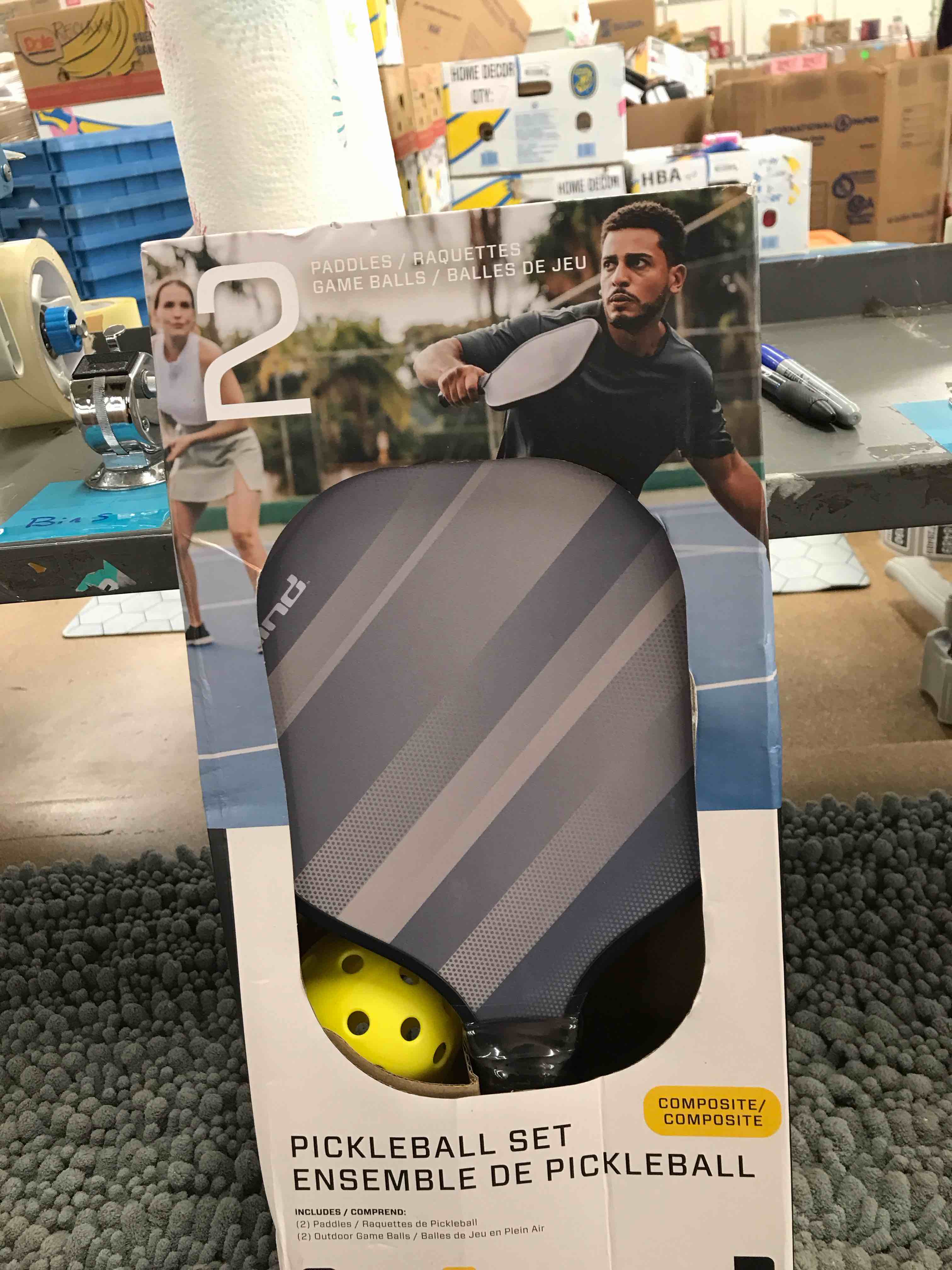 Condition photo showing As Is for pickleball set