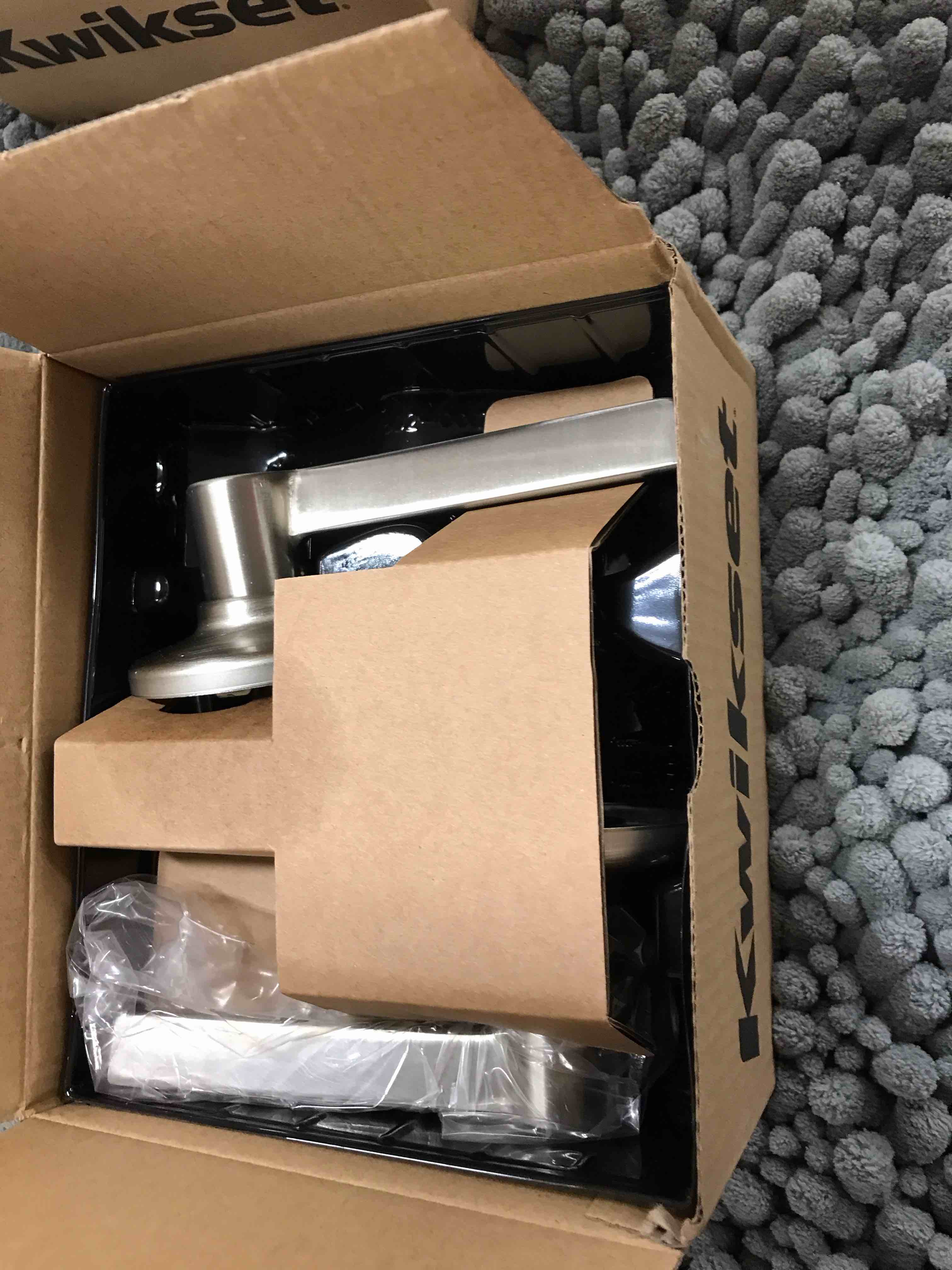 Condition photo showing As Is for door knob