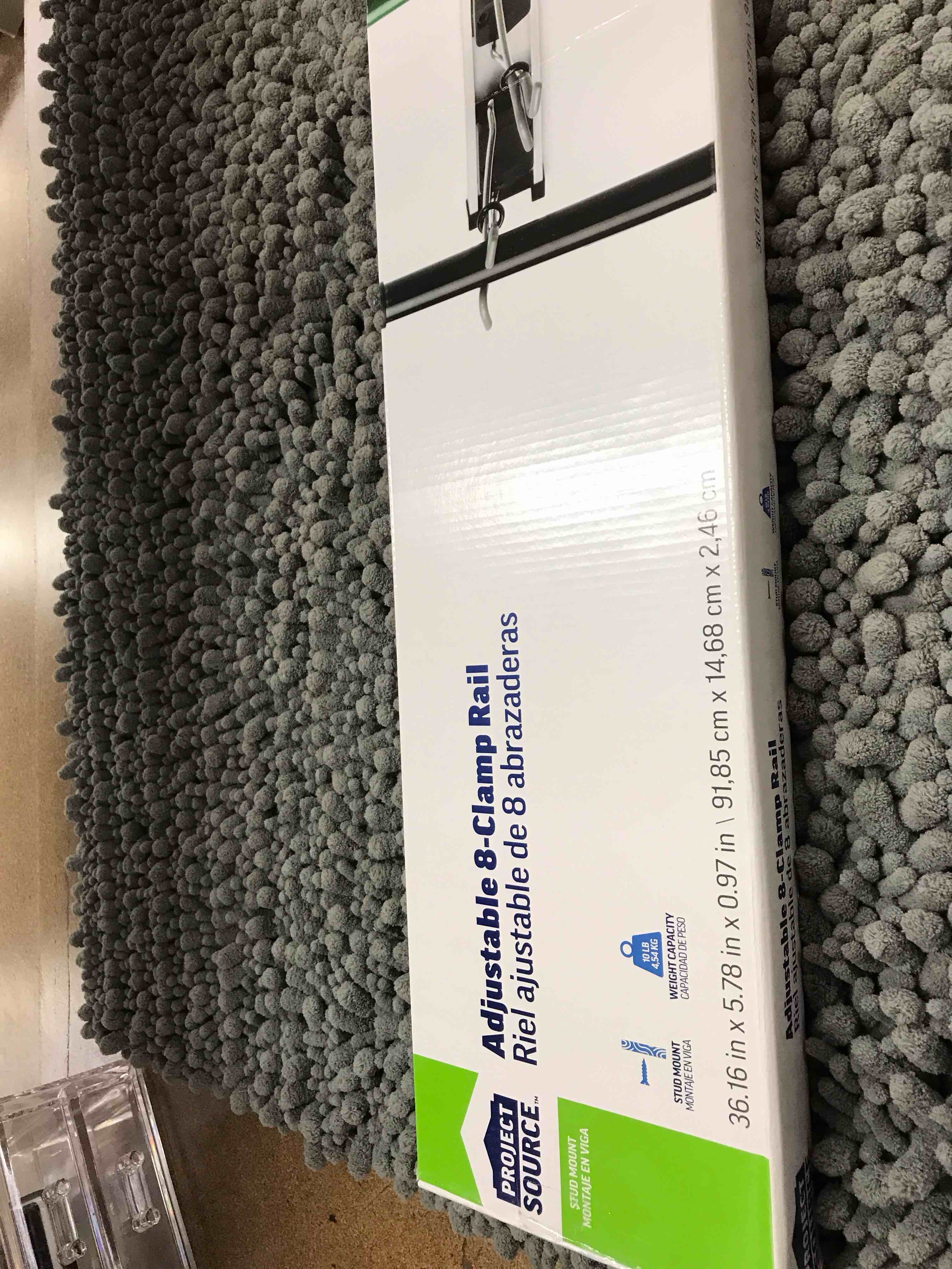 adjustable 8 clamp rail