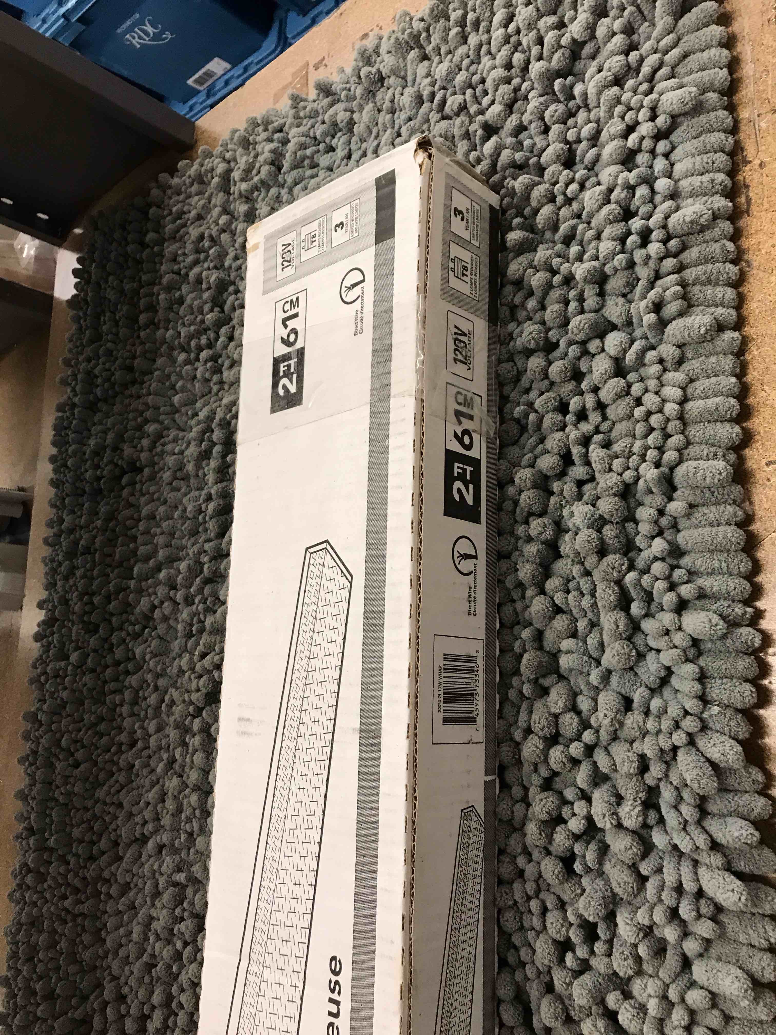 Condition photo showing As Is for wraparound lamp