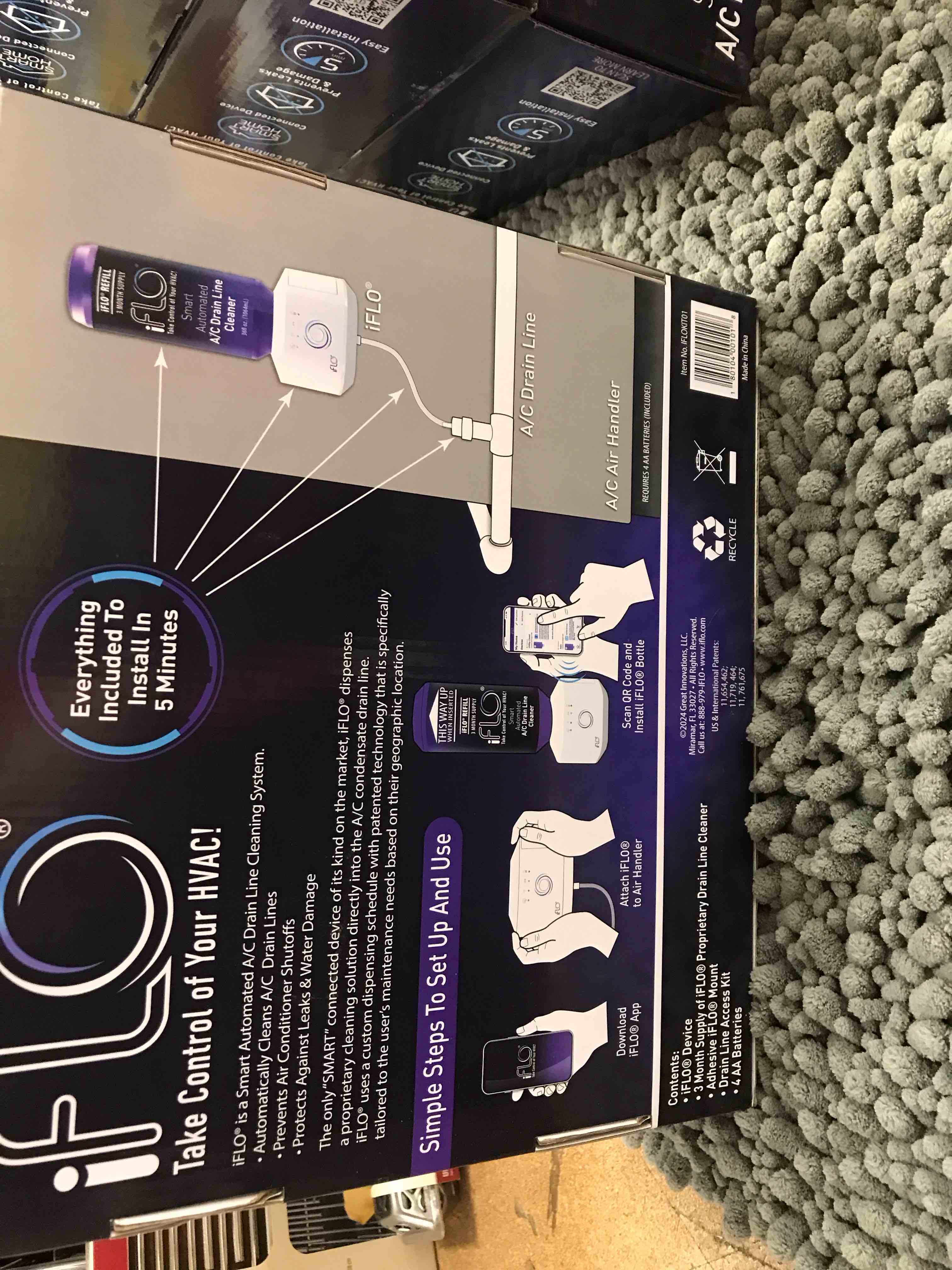 Condition photo showing As Is for smart a/c drain line cleaner