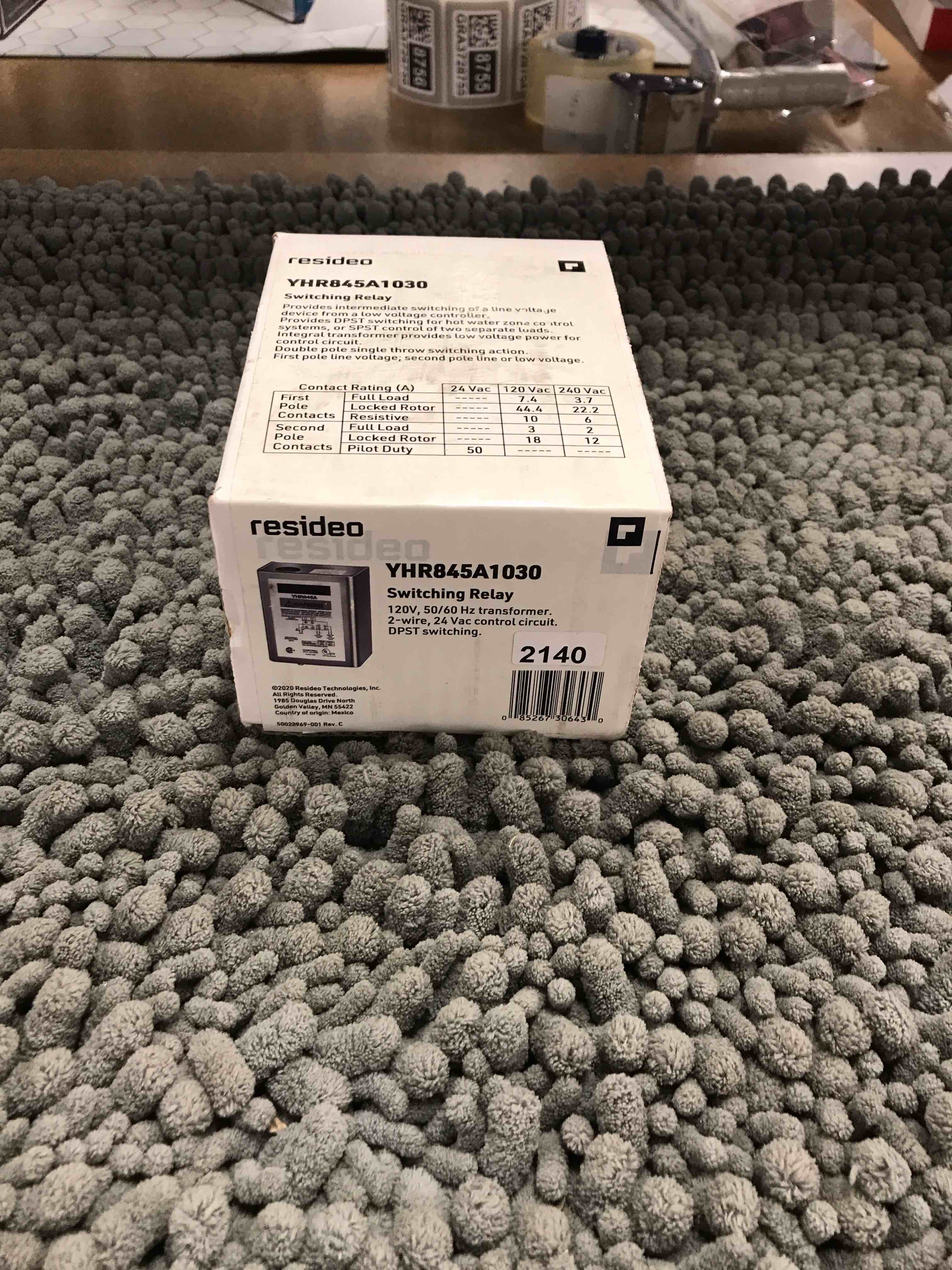 Condition photo showing As Is for switching relay