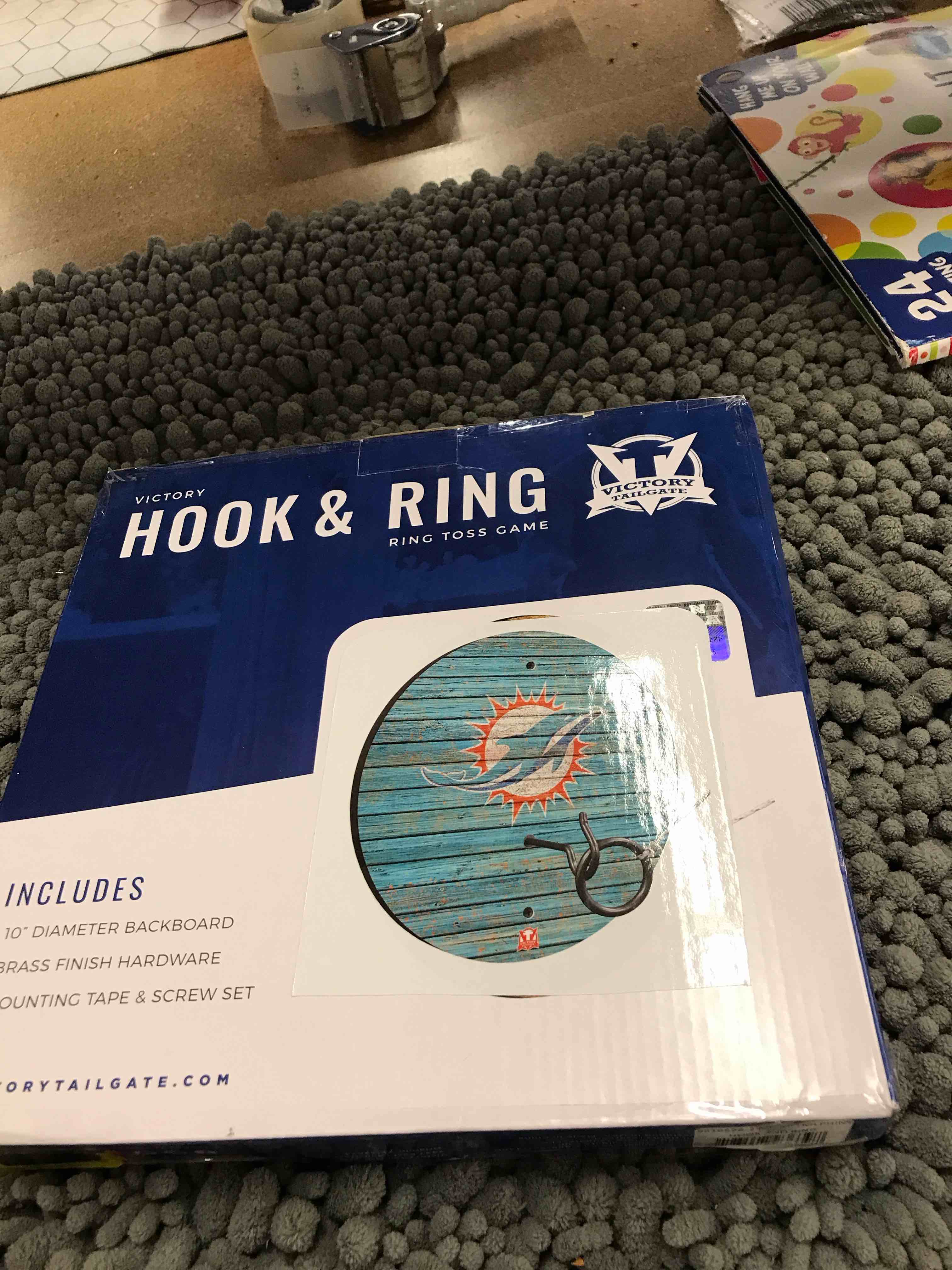 Condition photo showing Good Condition for dolphins ring toss game