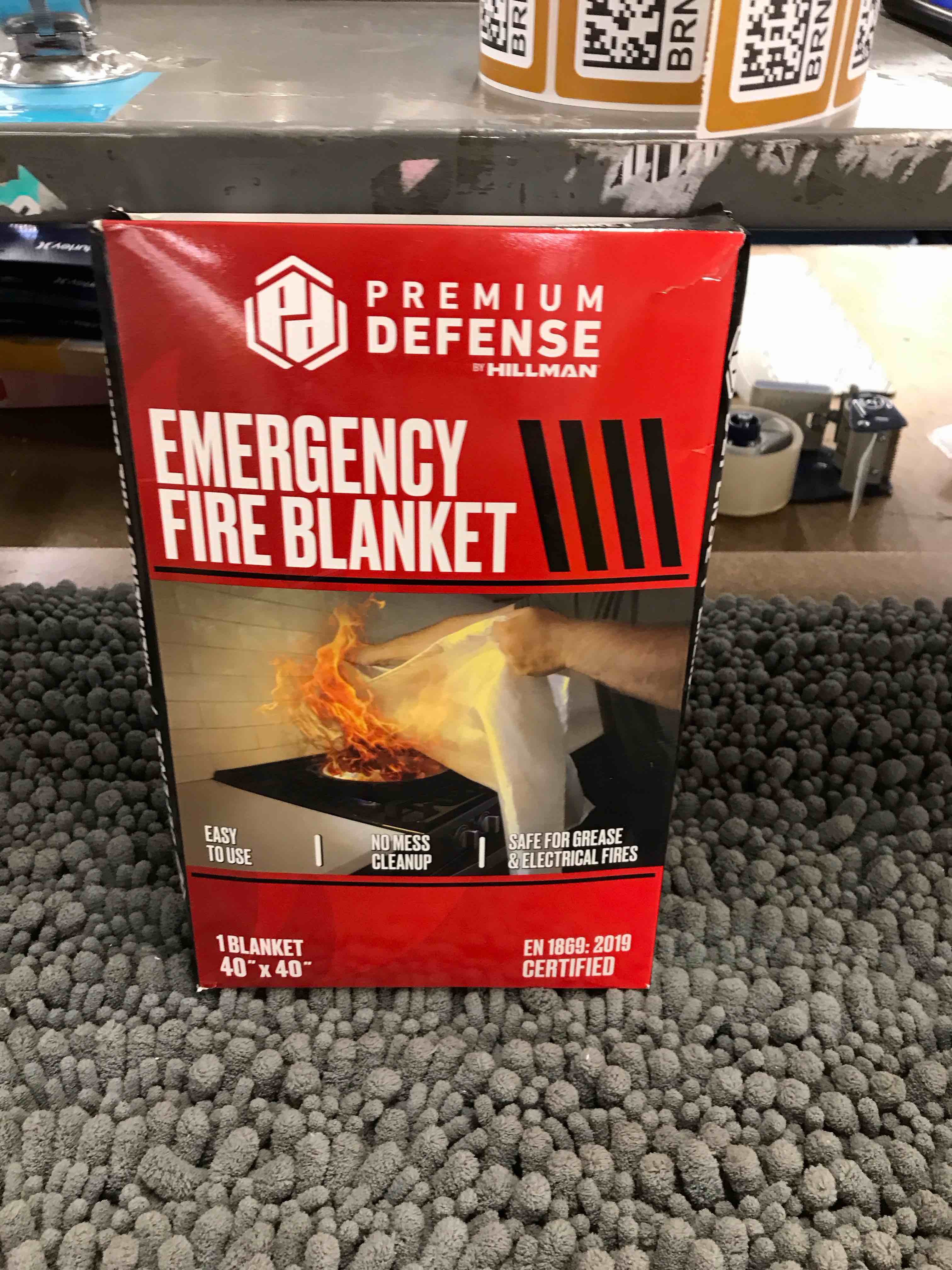 emergency fire blanket