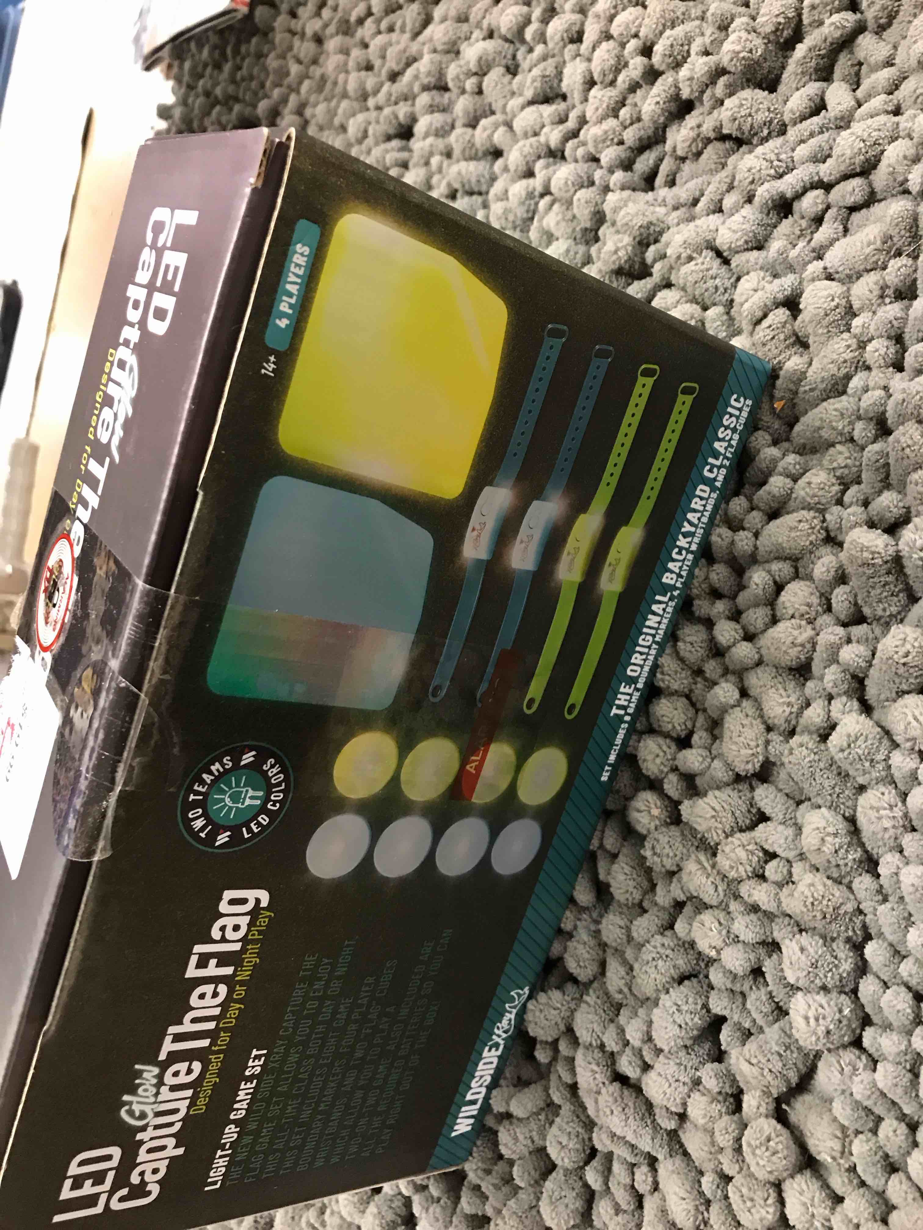 Condition photo showing New/Like New for capture the flag glow game