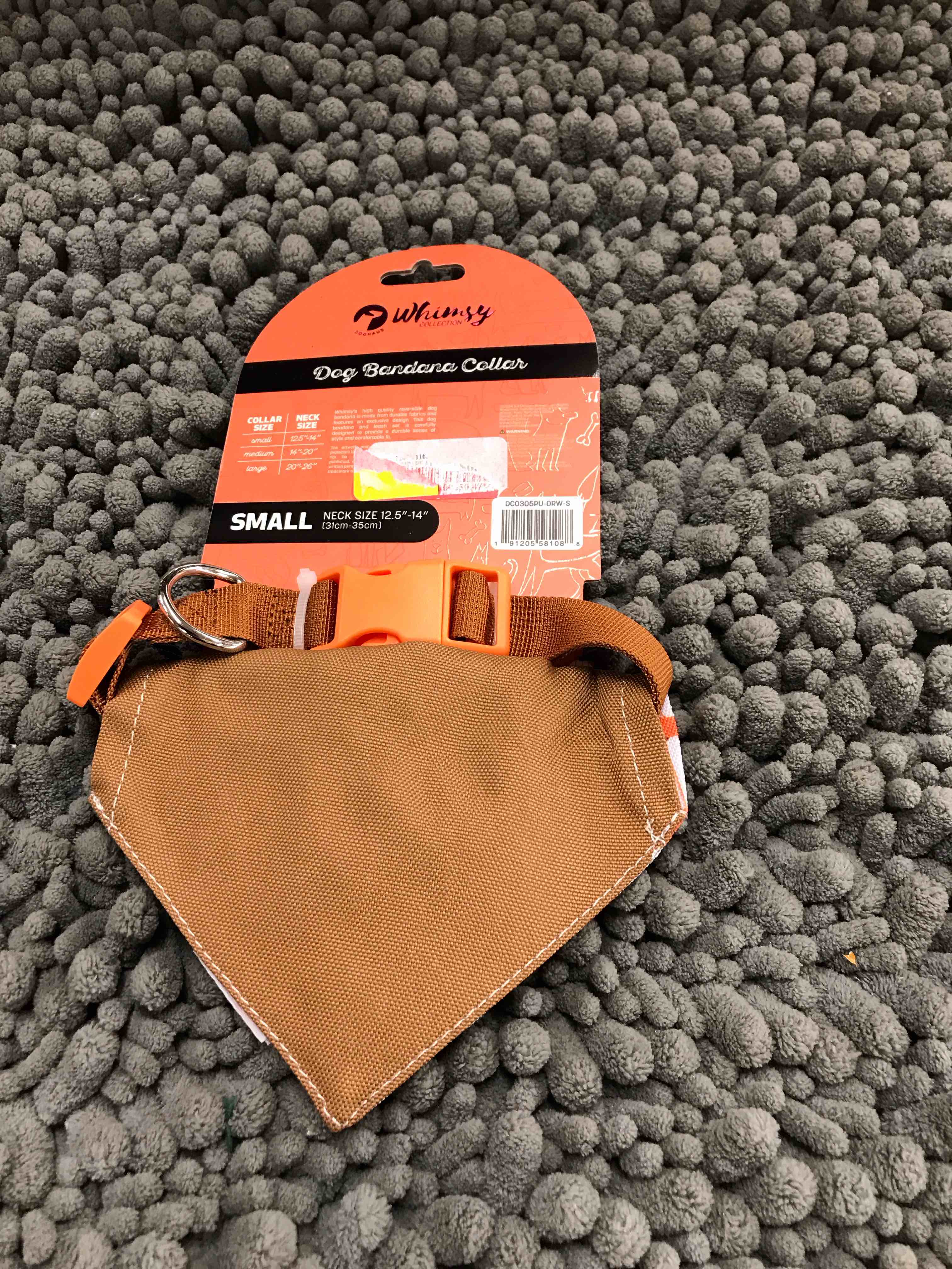 Condition photo showing New/Like New for small trick or treat dog bandana