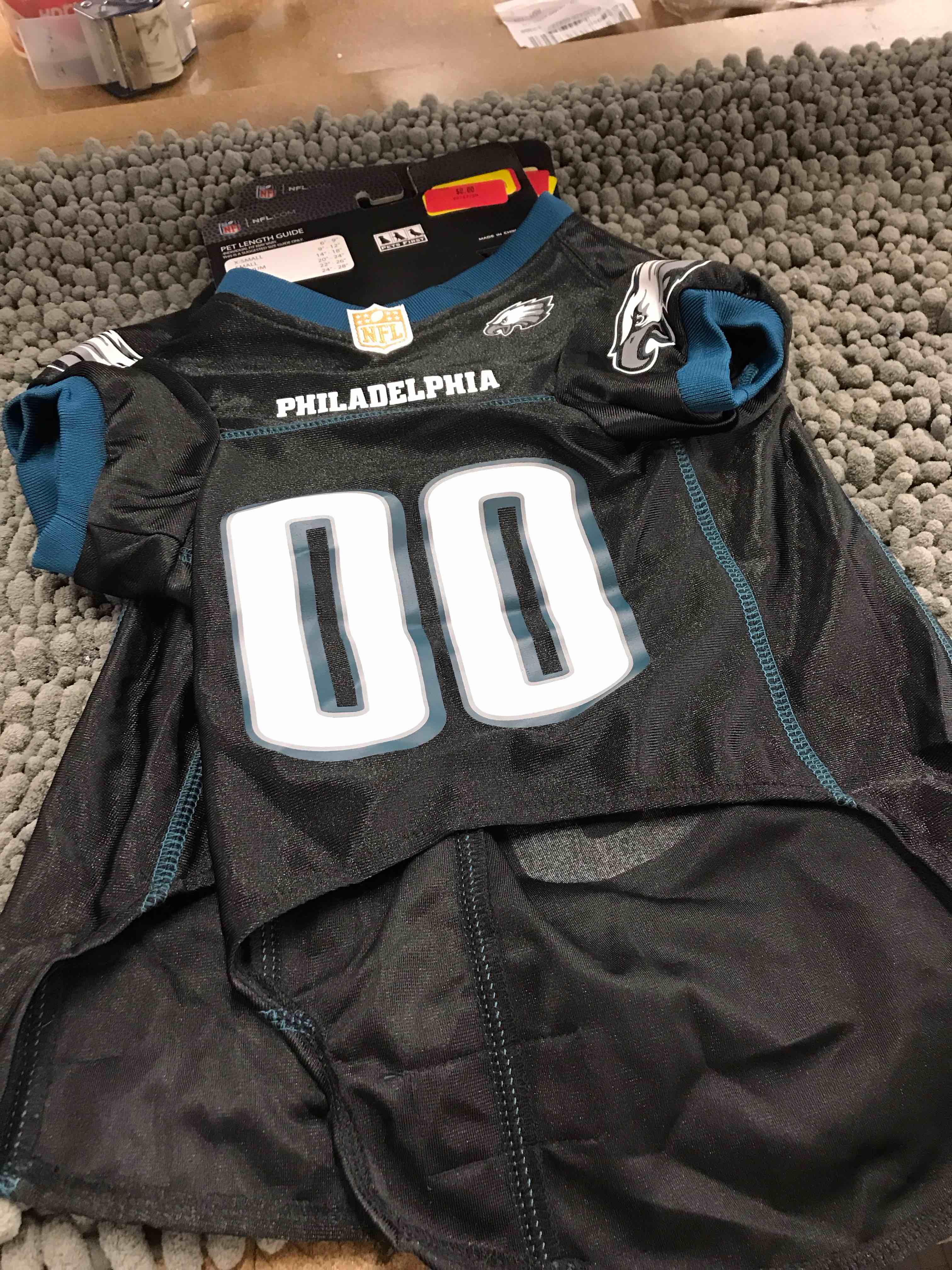 eagles dog jersey