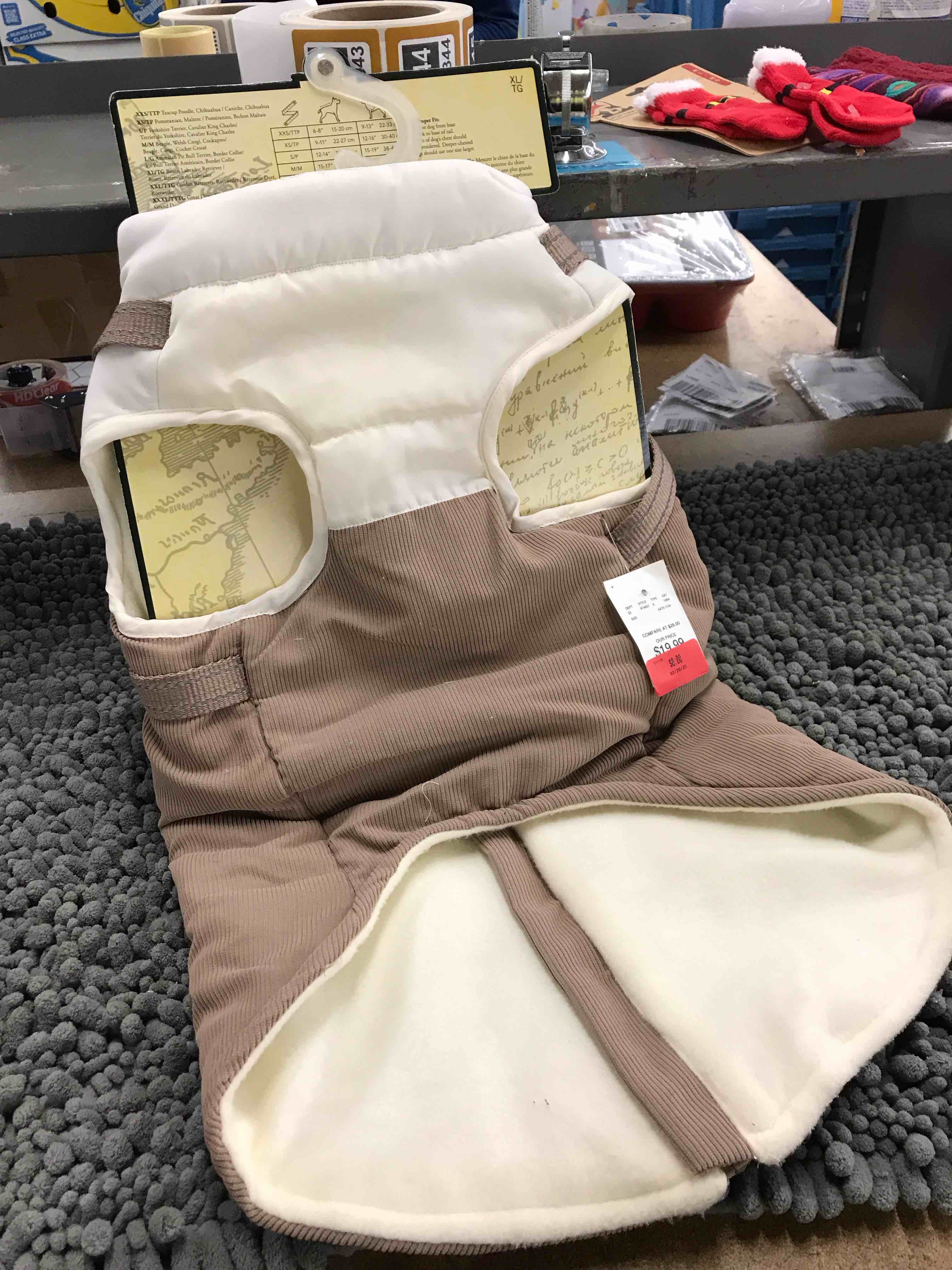 Condition photo showing New/Like New for dog apparel