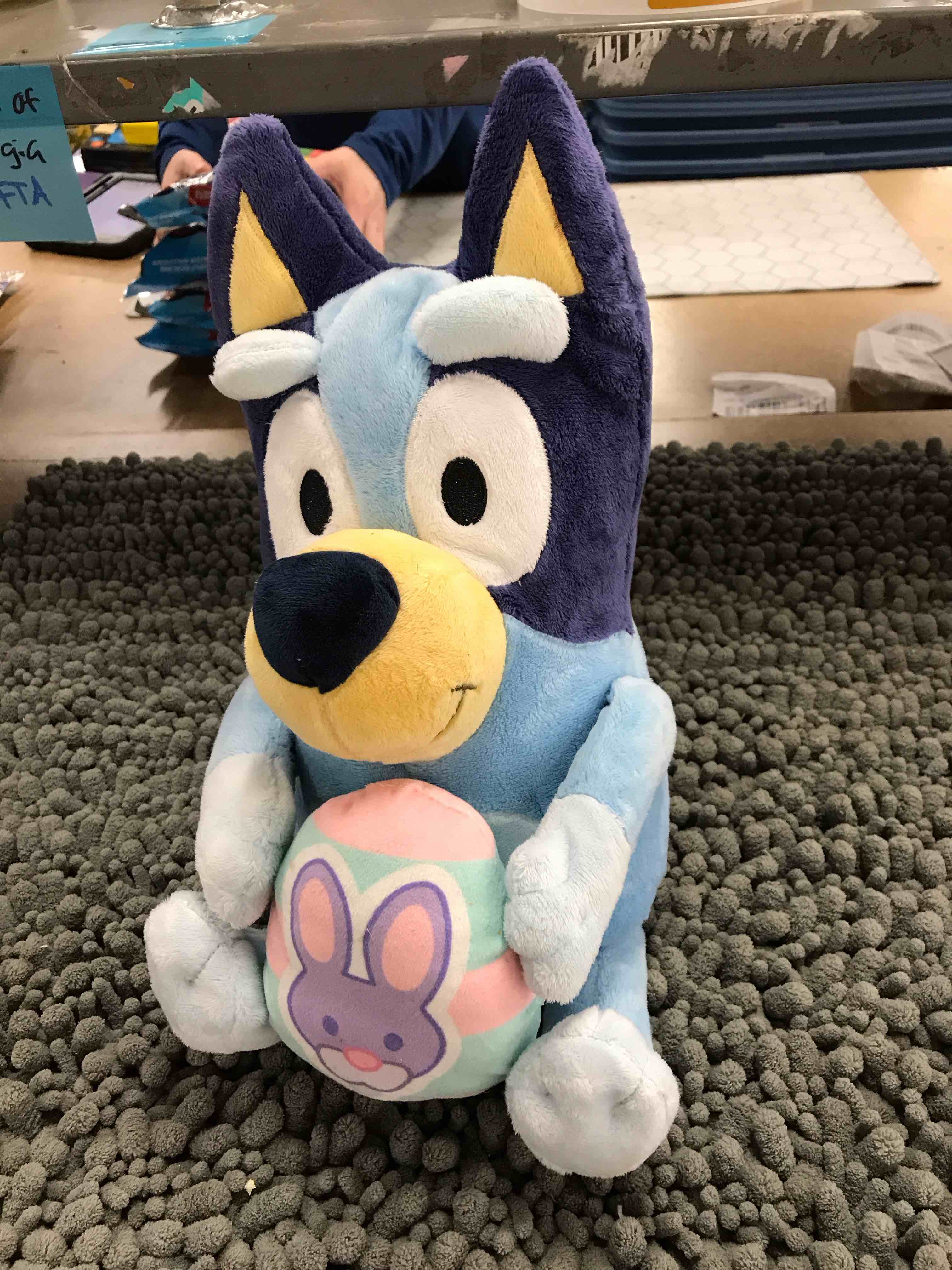 Condition photo showing Good Condition for Bluey with Easter egg