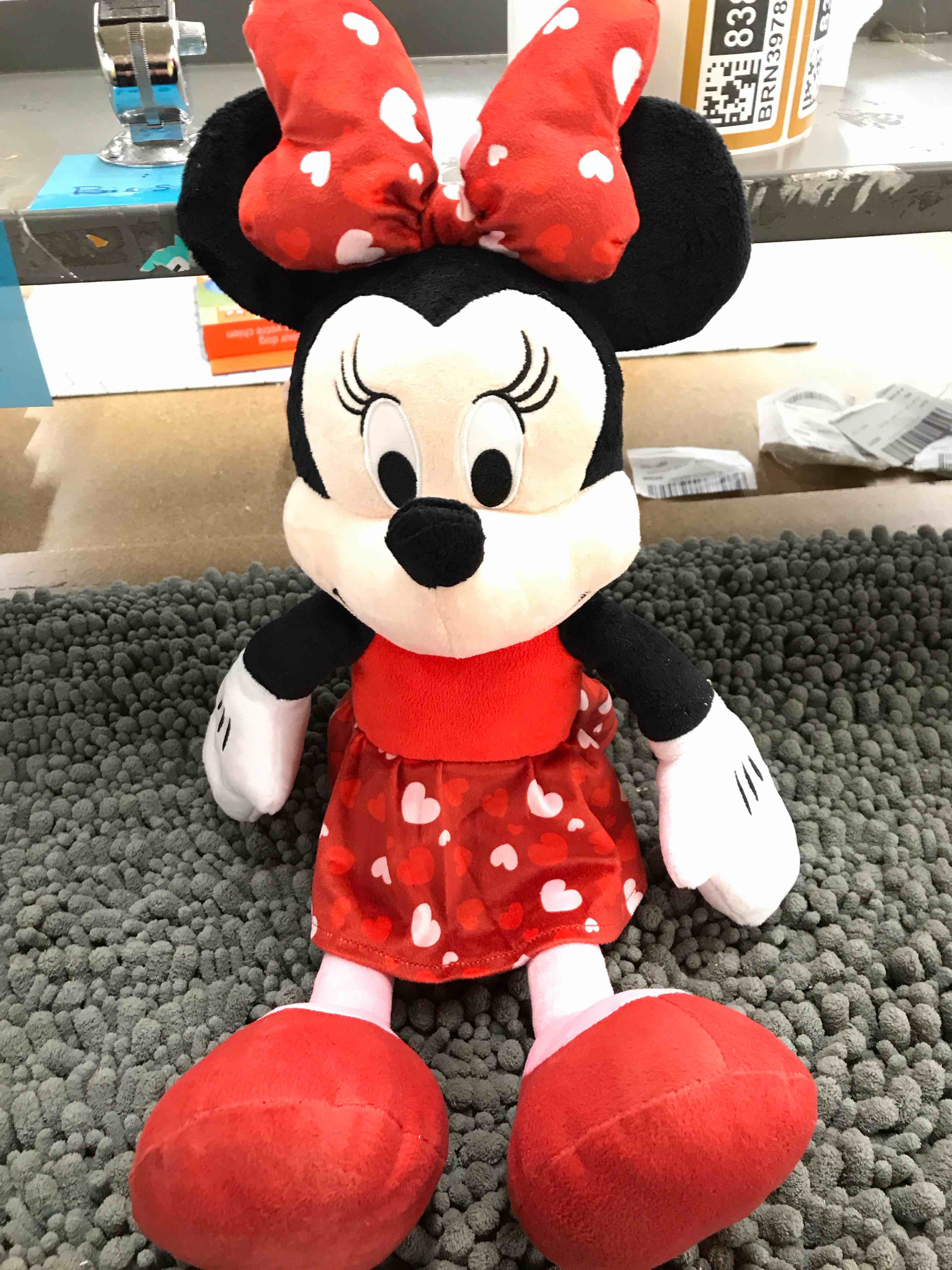 Condition photo showing New/Like New for Minnie Mouse stuffy