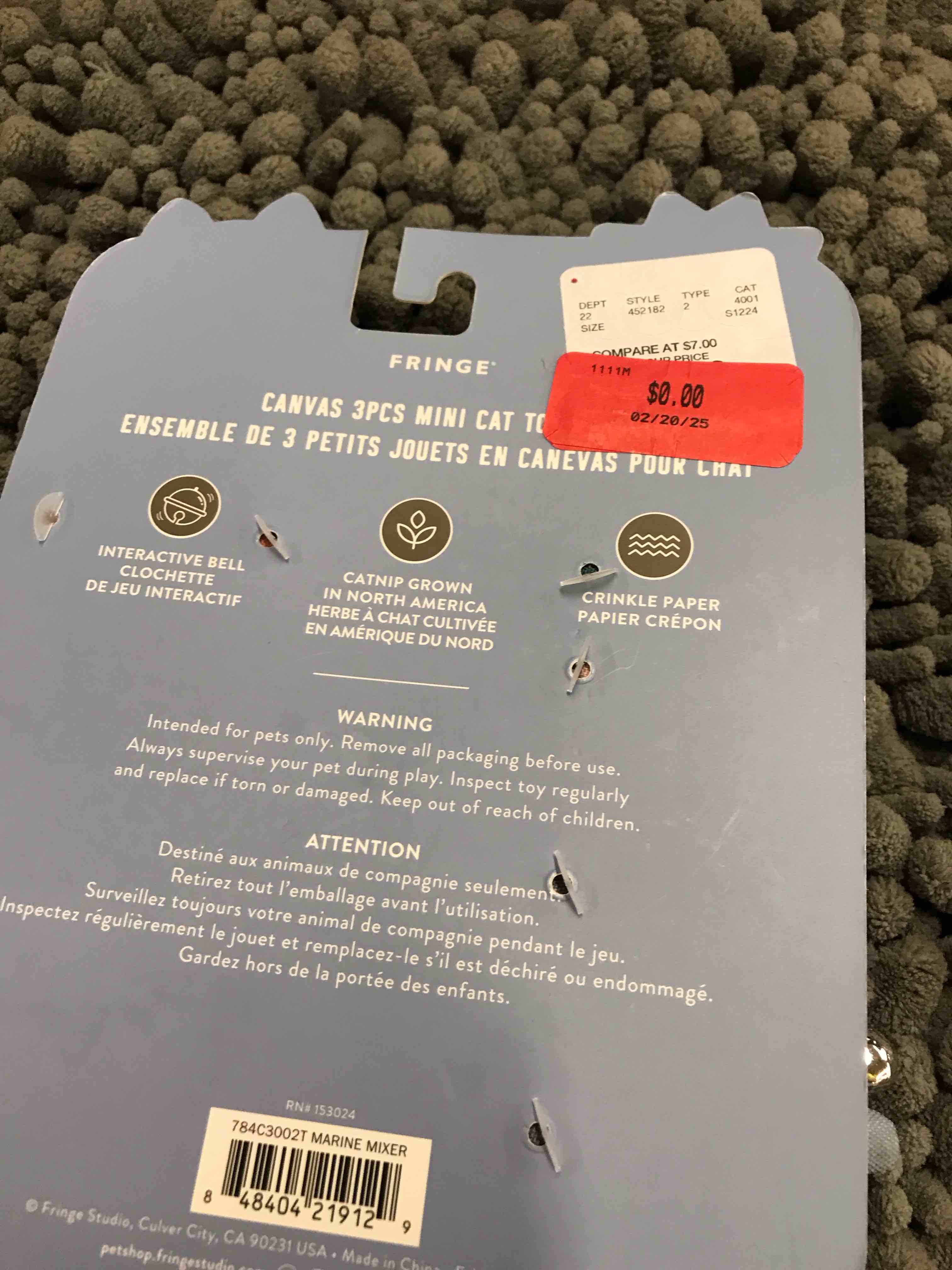 Condition photo showing New/Like New for catnip