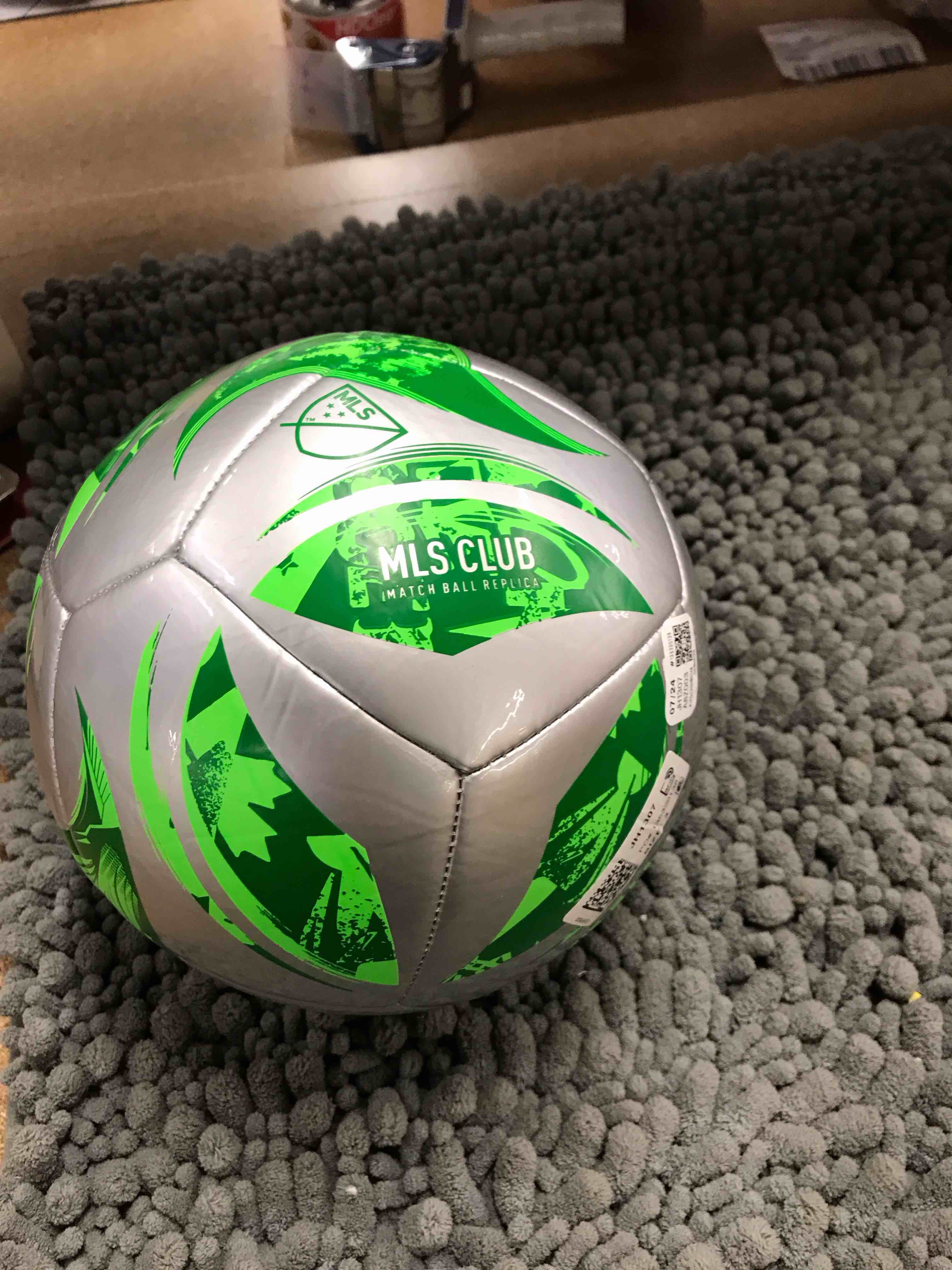 Condition photo showing New/Like New for adidas Unisex MLS Soccer Ball