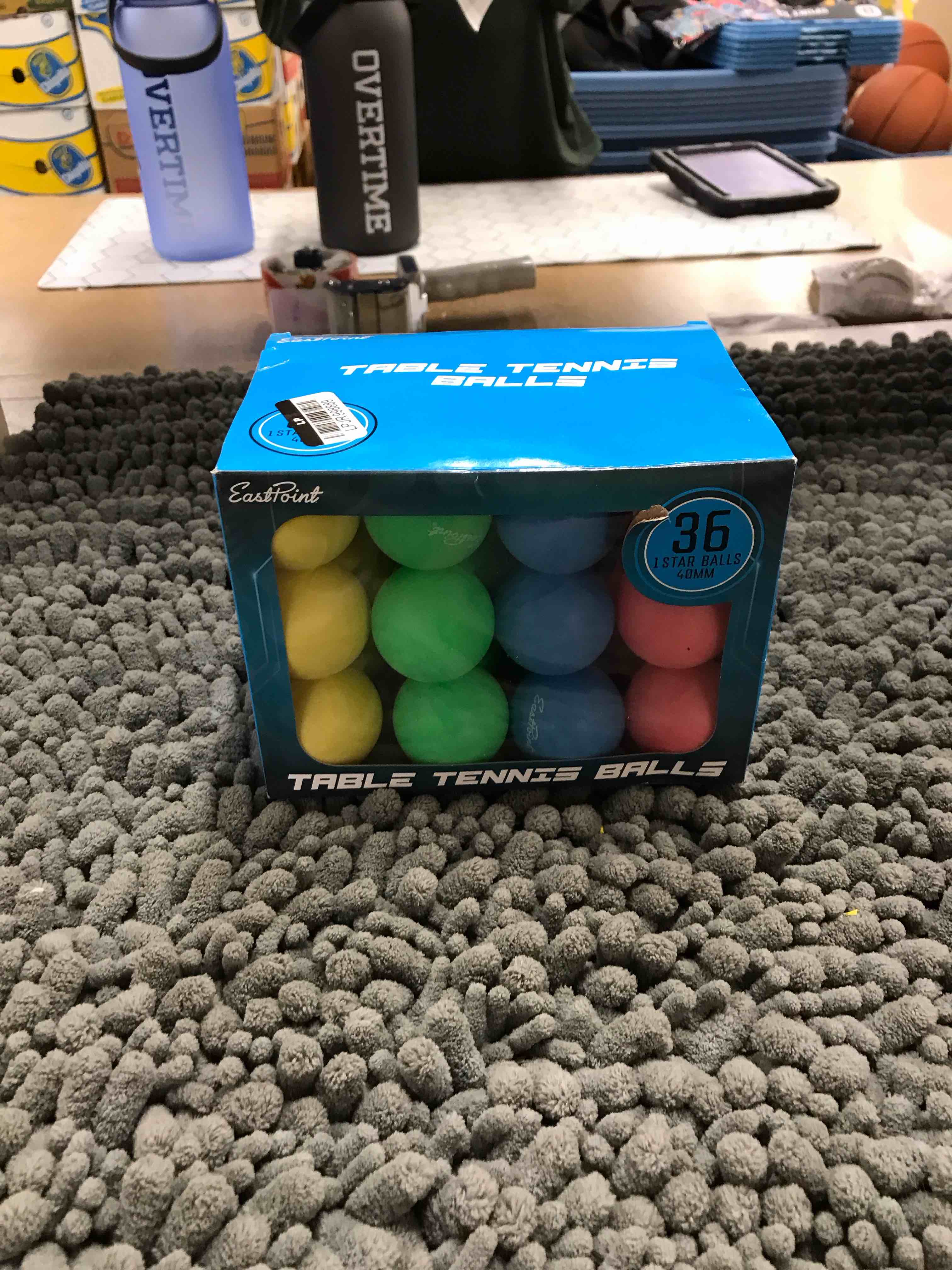 table tennis balls