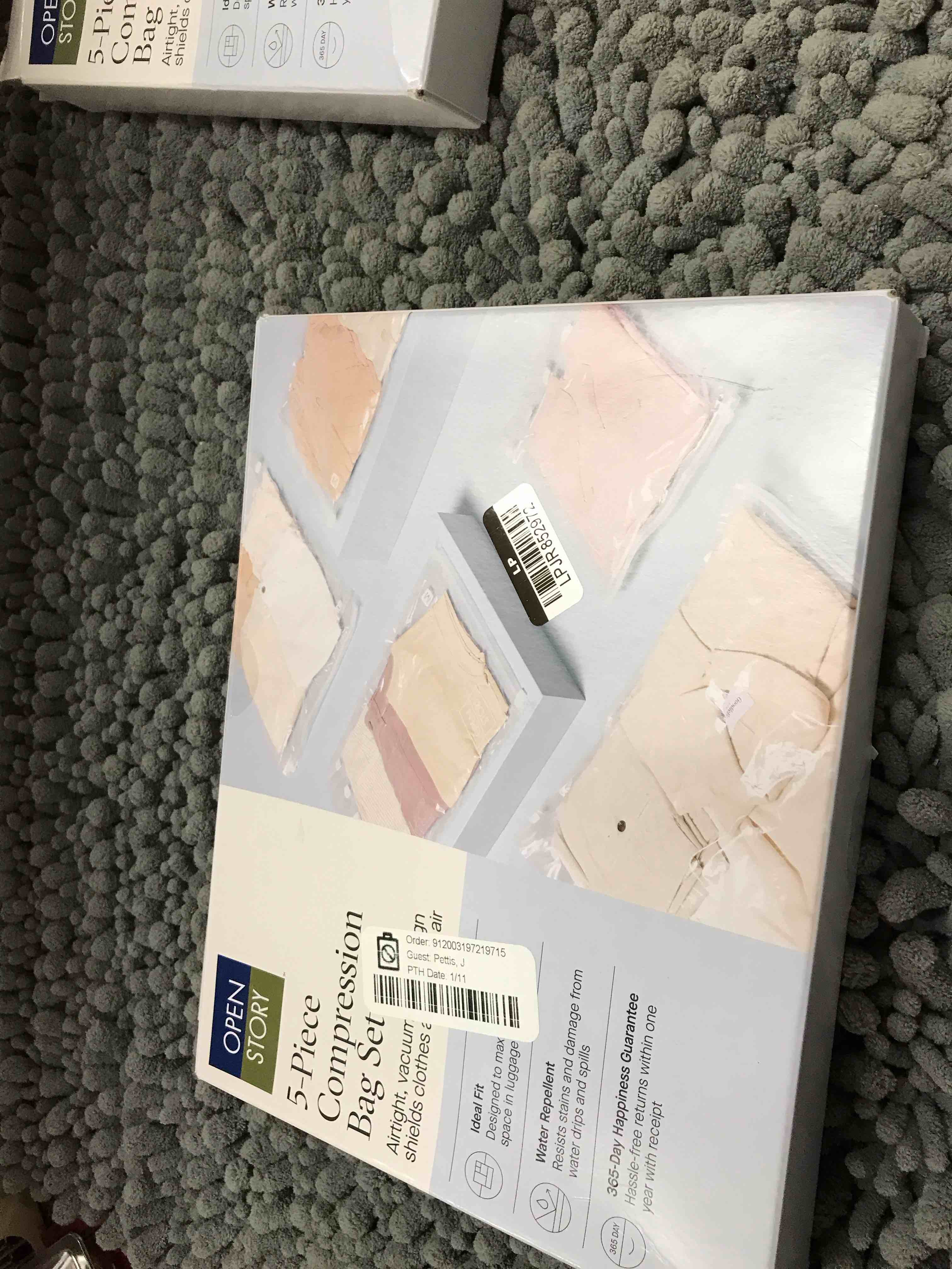 5 pc compression bag set