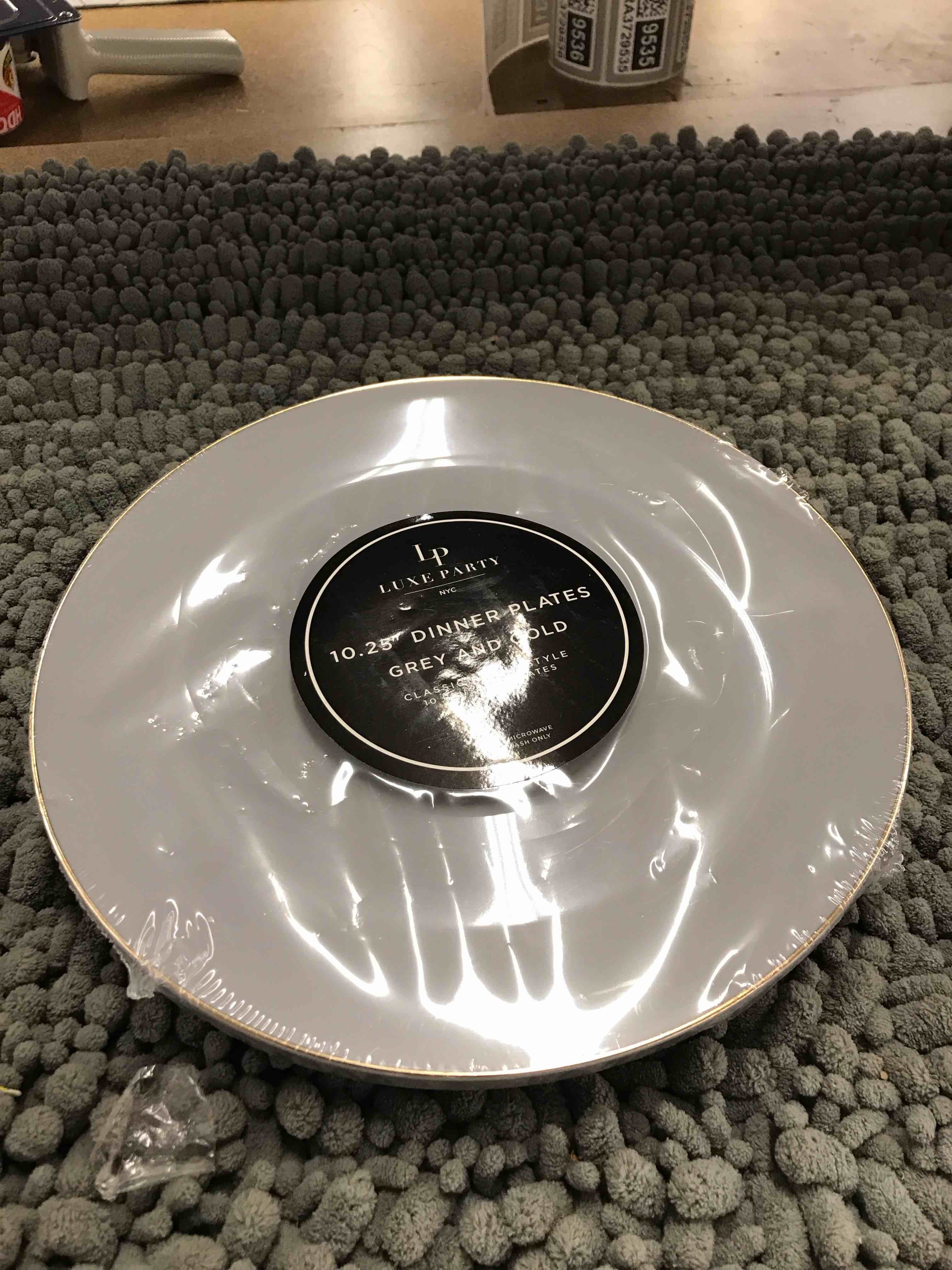 luxe party 10 reusable plates