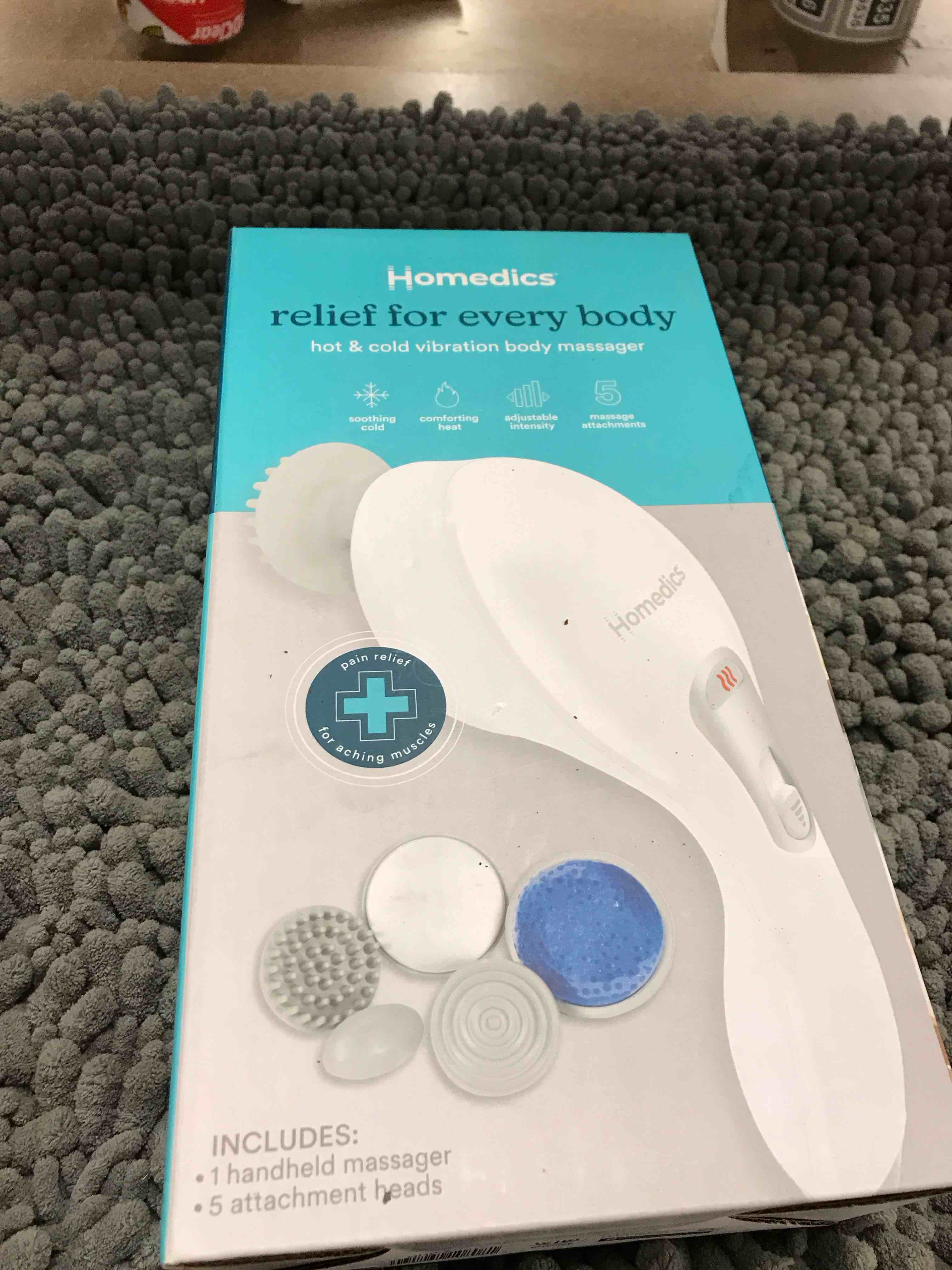 hot & cold vibration body massager
