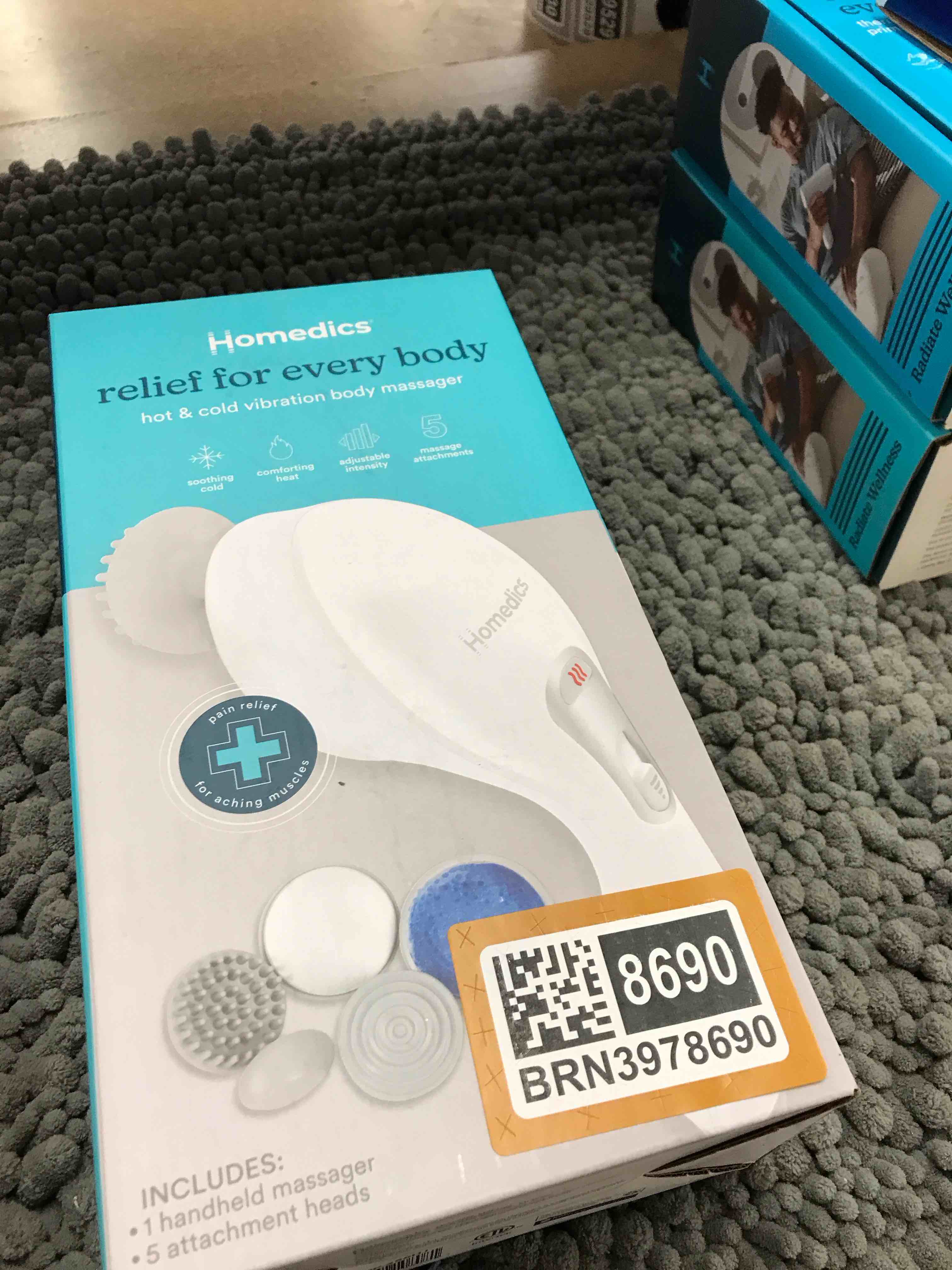 hot & cold vibration body massager