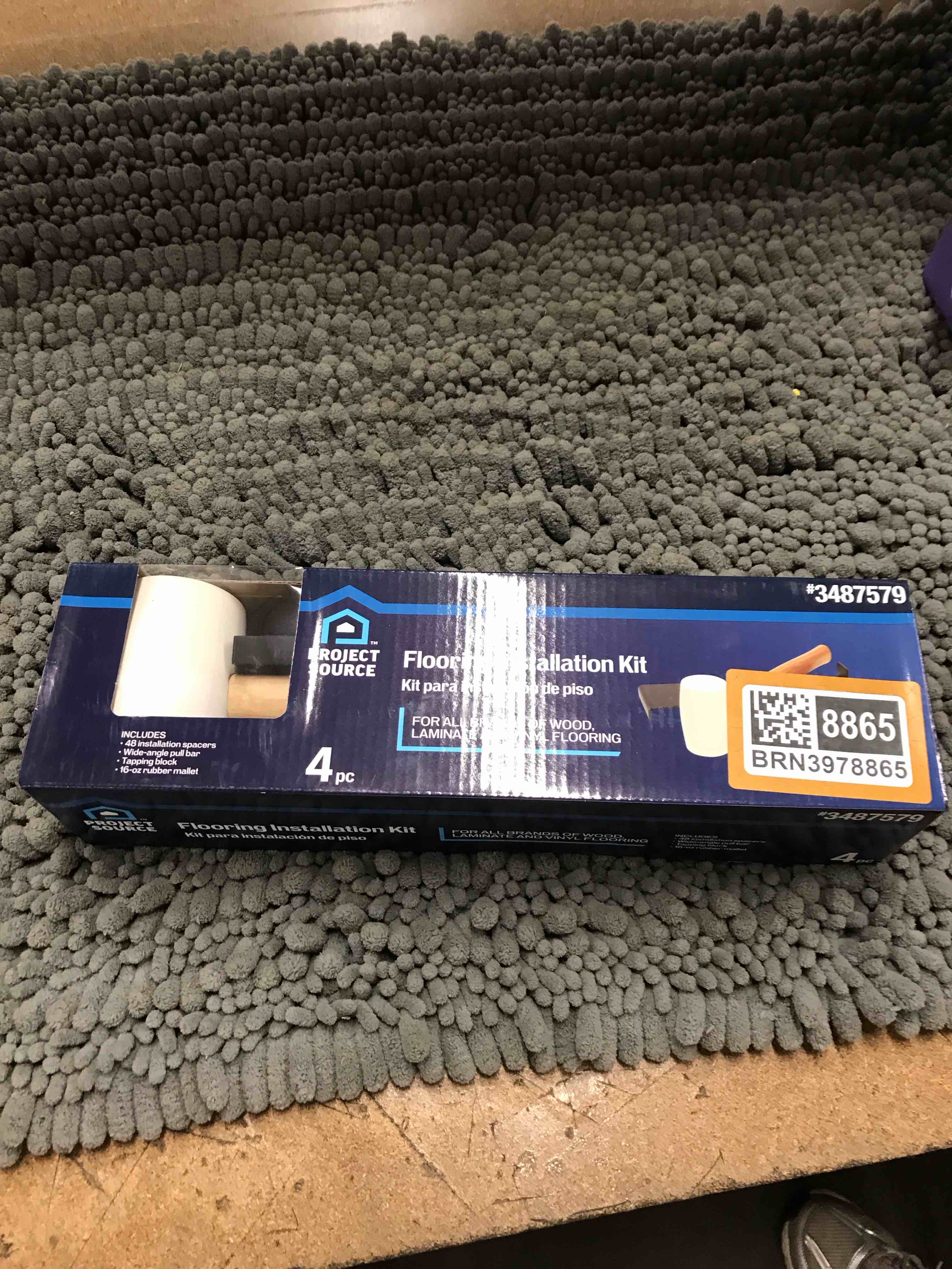 flooring install in kit